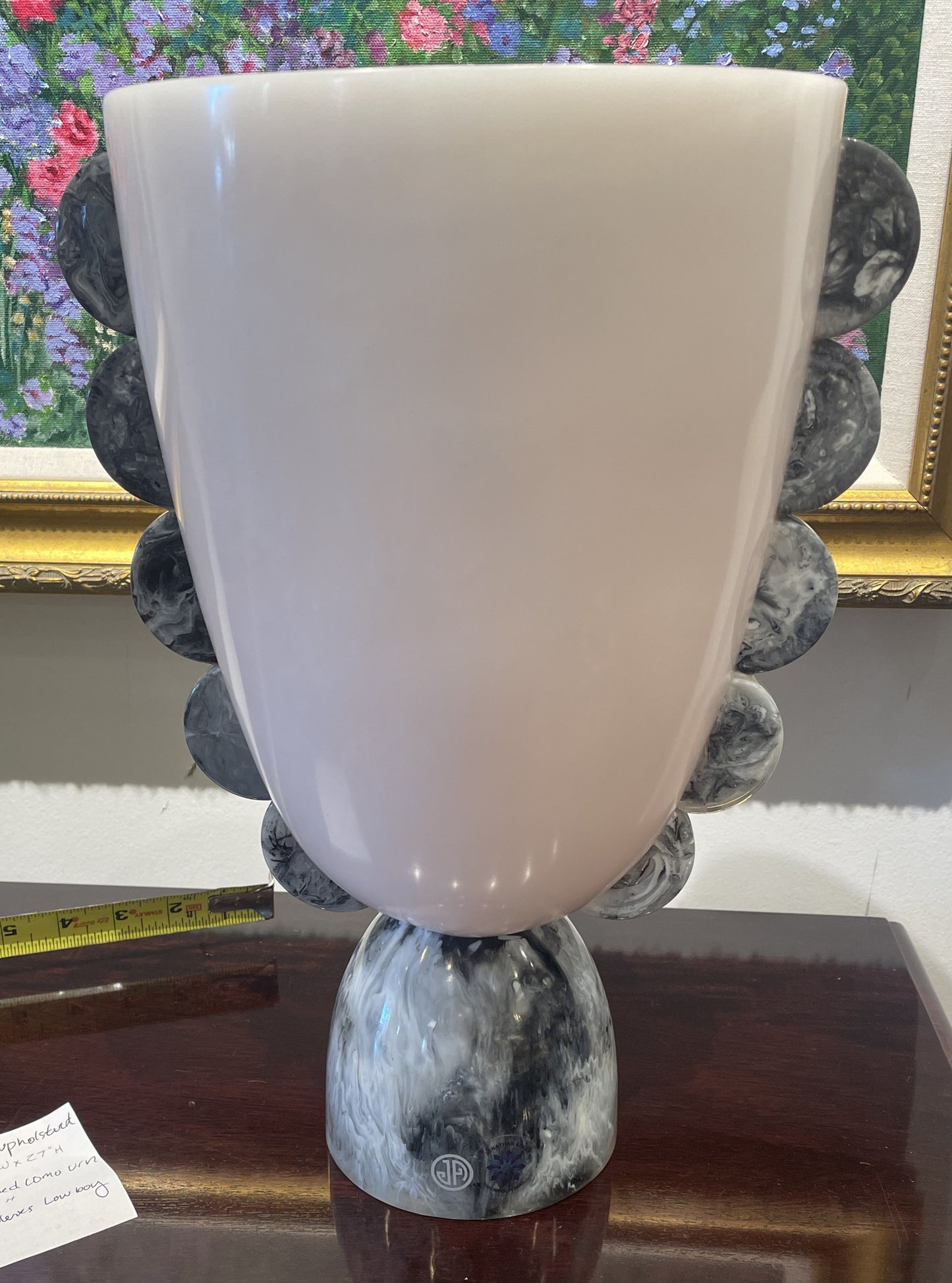 J Adler Scalloped Como Urn (02300Y)