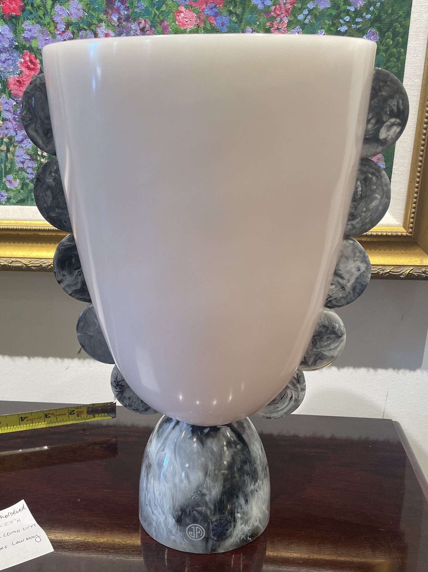 J Adler Scalloped Como Urn (02300Y)