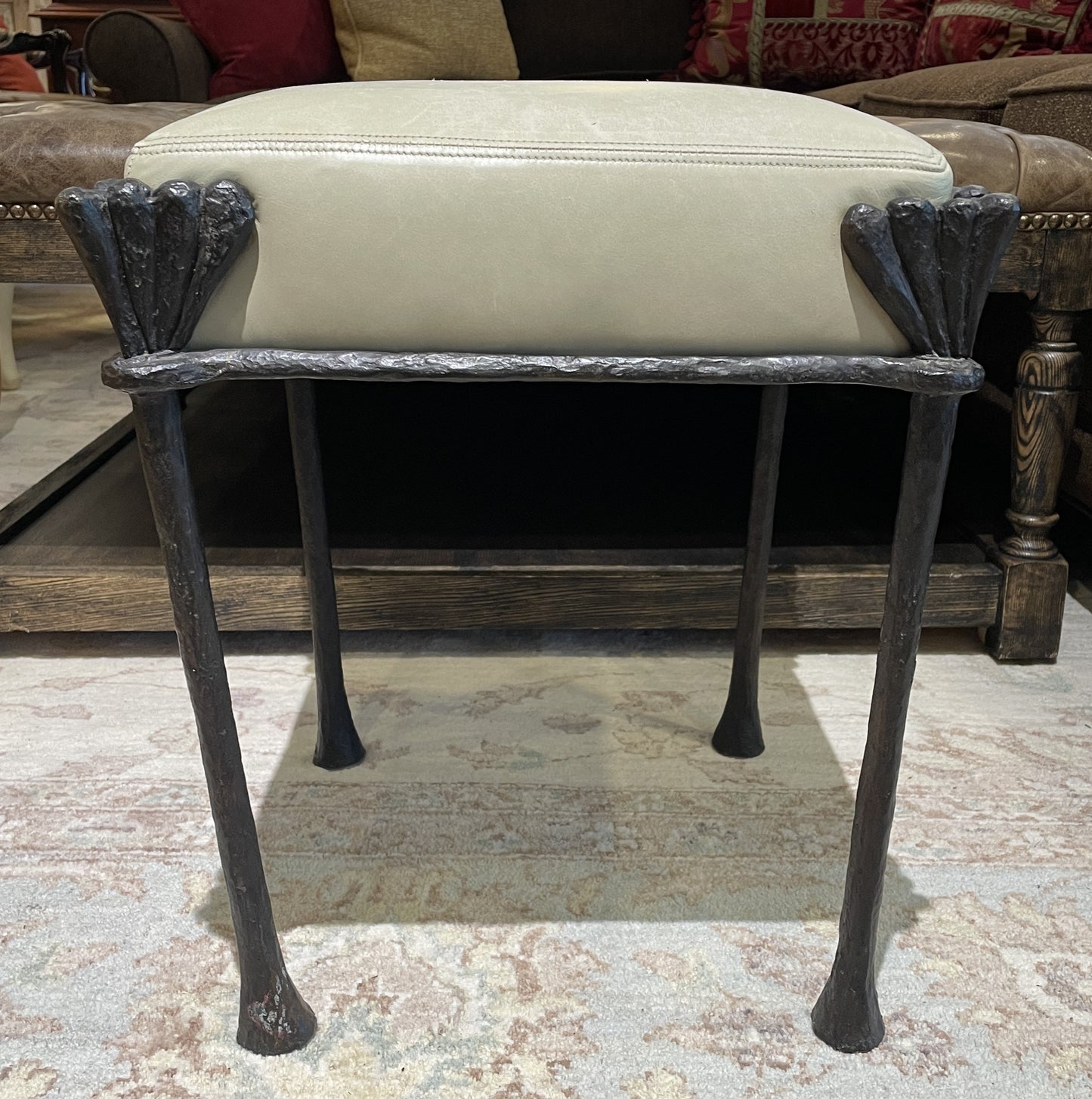 Philippe Anthonioz Bronze Ottoman, #88 Signed (0O4001)