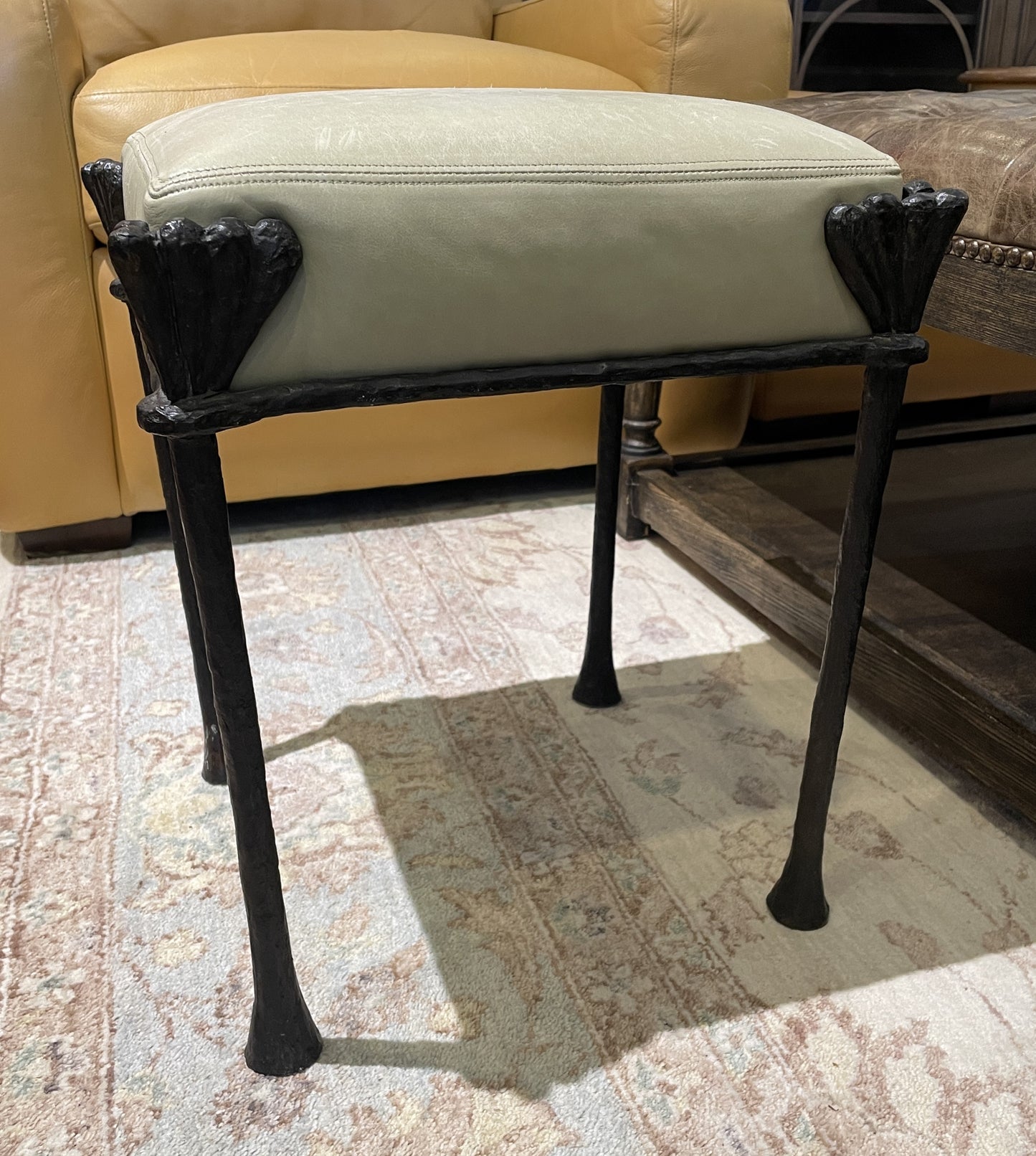 Philippe Anthonioz Bronze Ottoman, #88 Signed (0O4001)