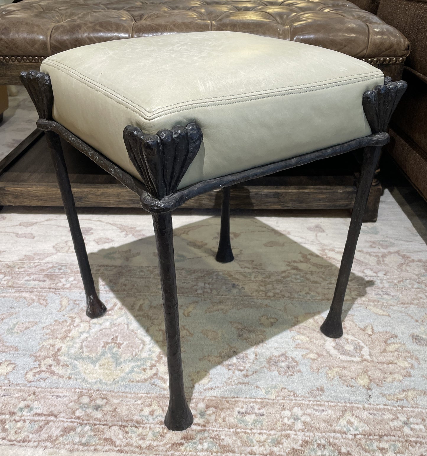 Philippe Anthonioz Bronze Ottoman, #88 Signed (0O4001)