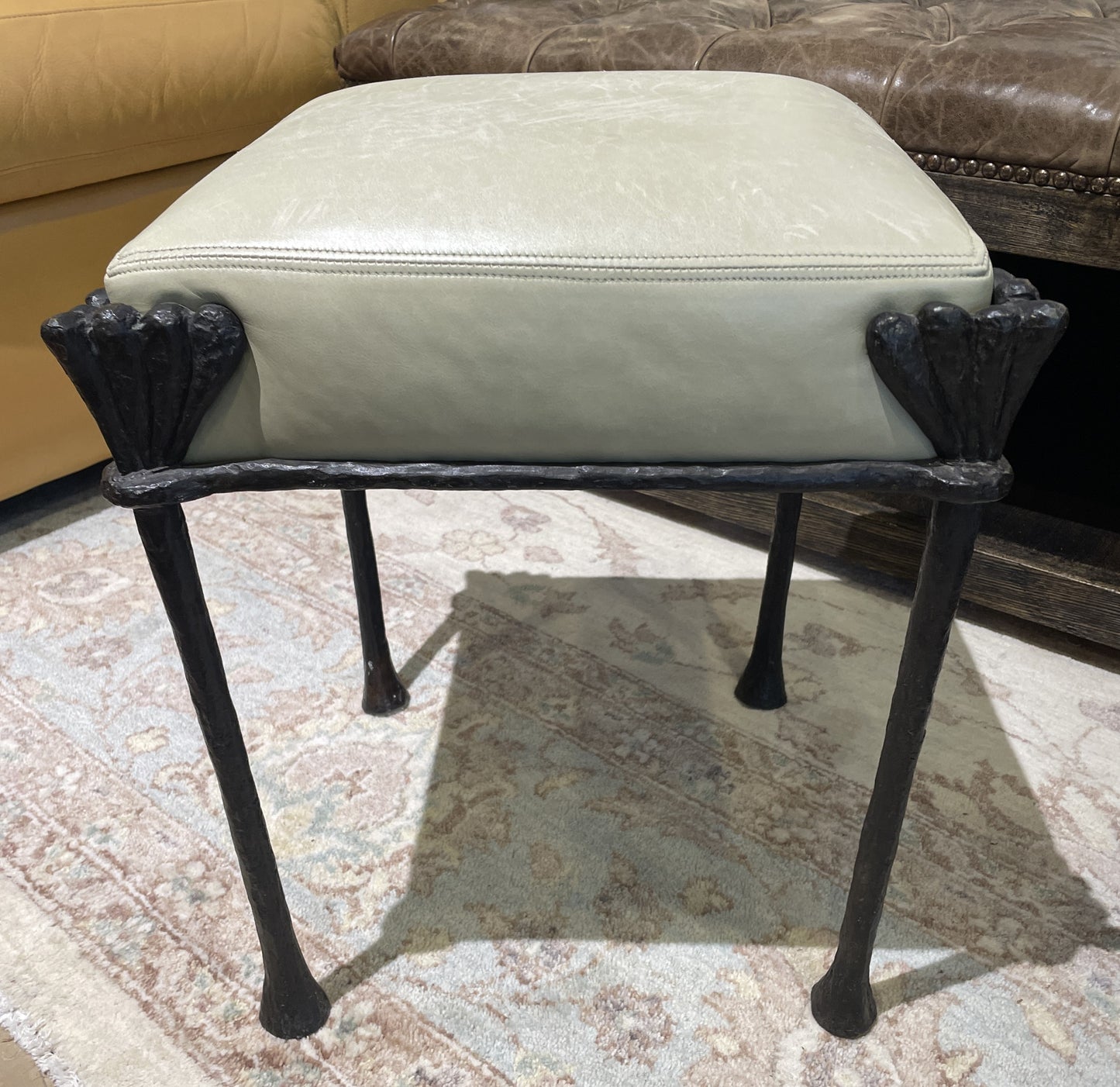 Philippe Anthonioz Bronze Ottoman, #88 Signed (0O4001)