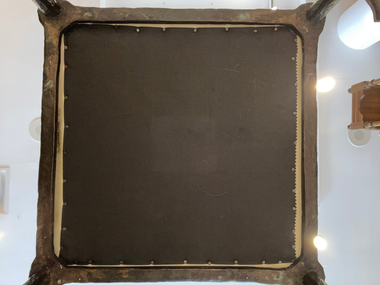Philippe Anthonioz Bronze Ottoman, #88 Signed (0O4001)