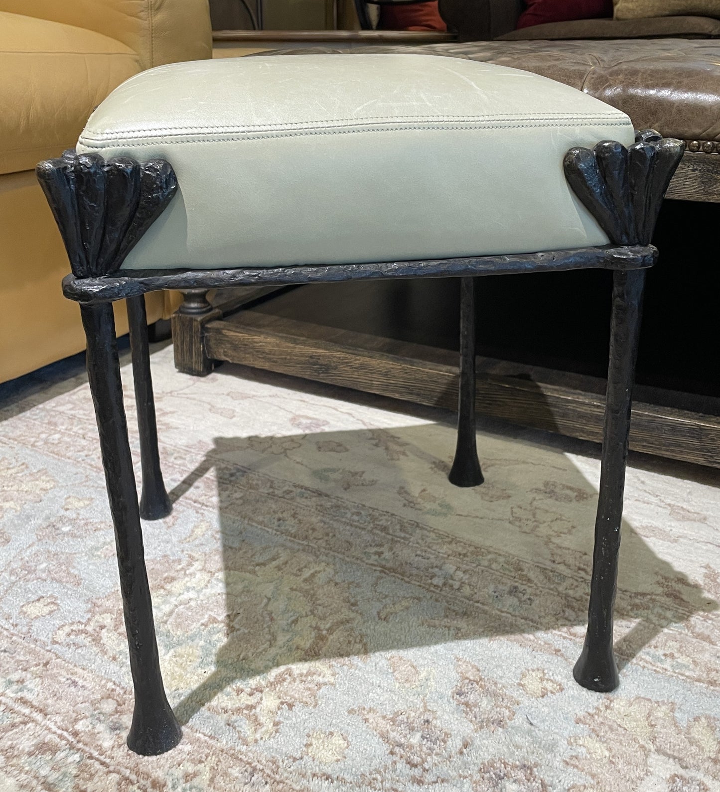 Philippe Anthonioz Bronze Ottoman, #91 Signed (0O4002)
