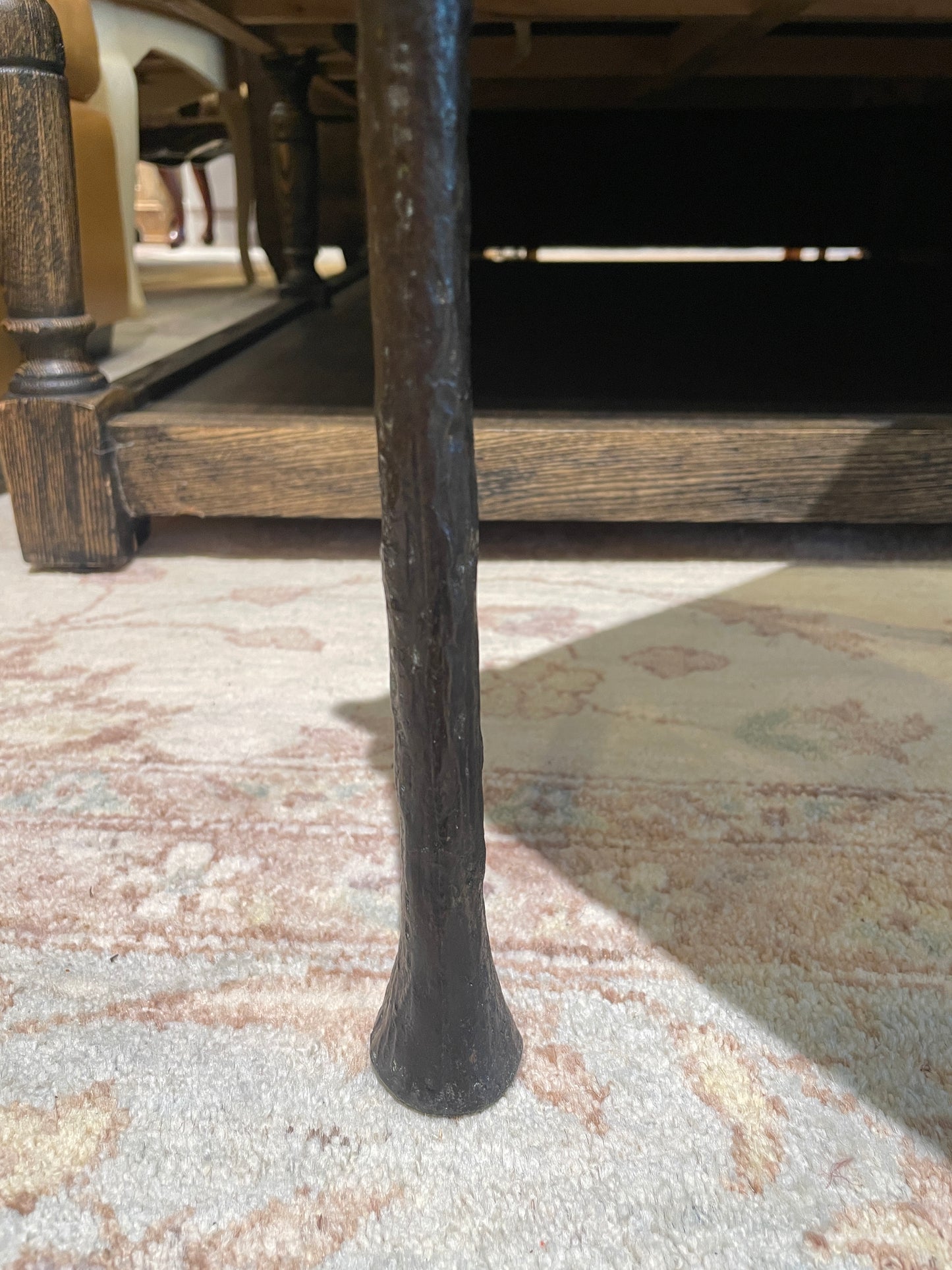 Philippe Anthonioz Bronze Ottoman, #91 Signed (0O4002)