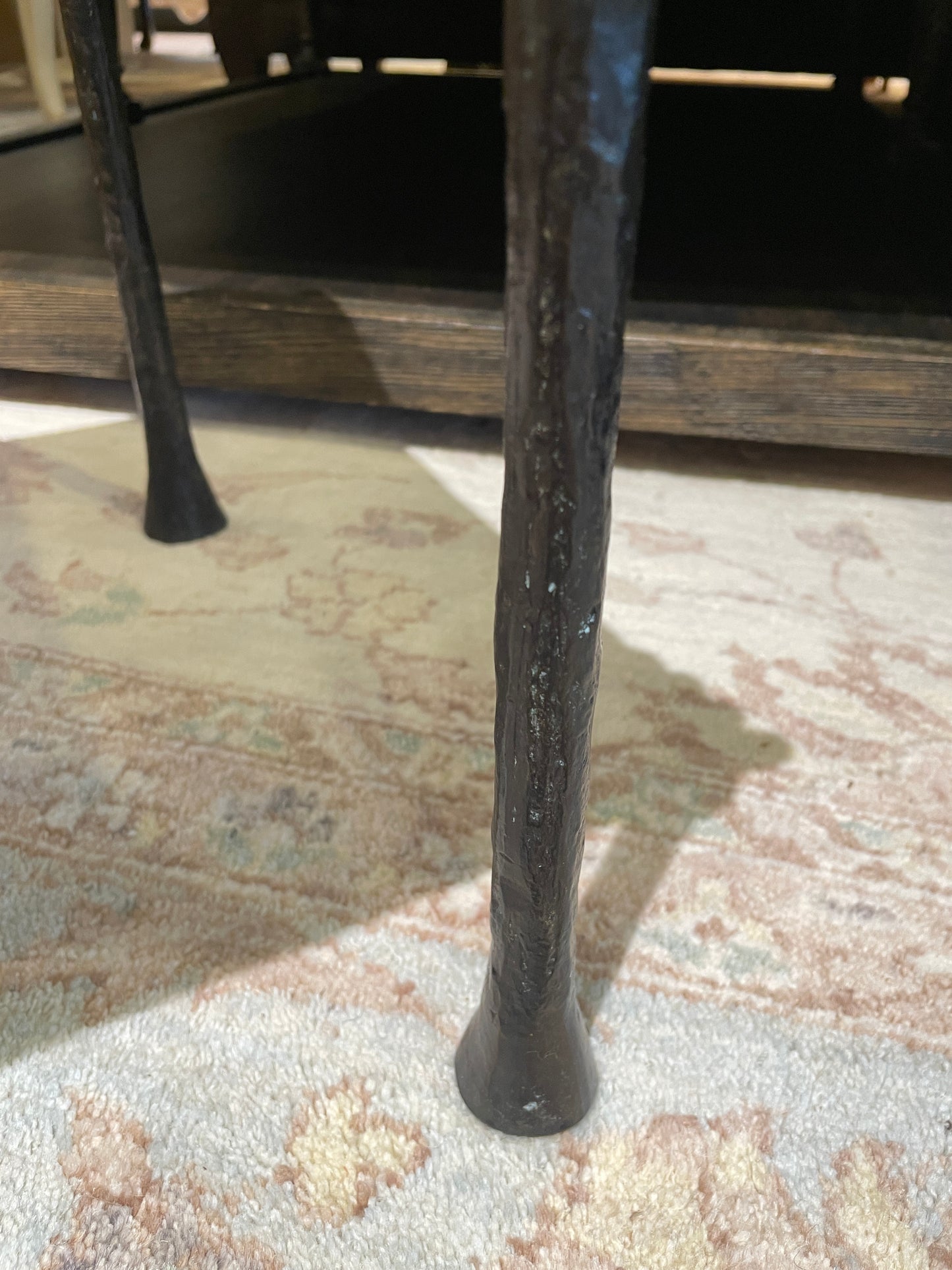 Philippe Anthonioz Bronze Ottoman, #91 Signed (0O4002)
