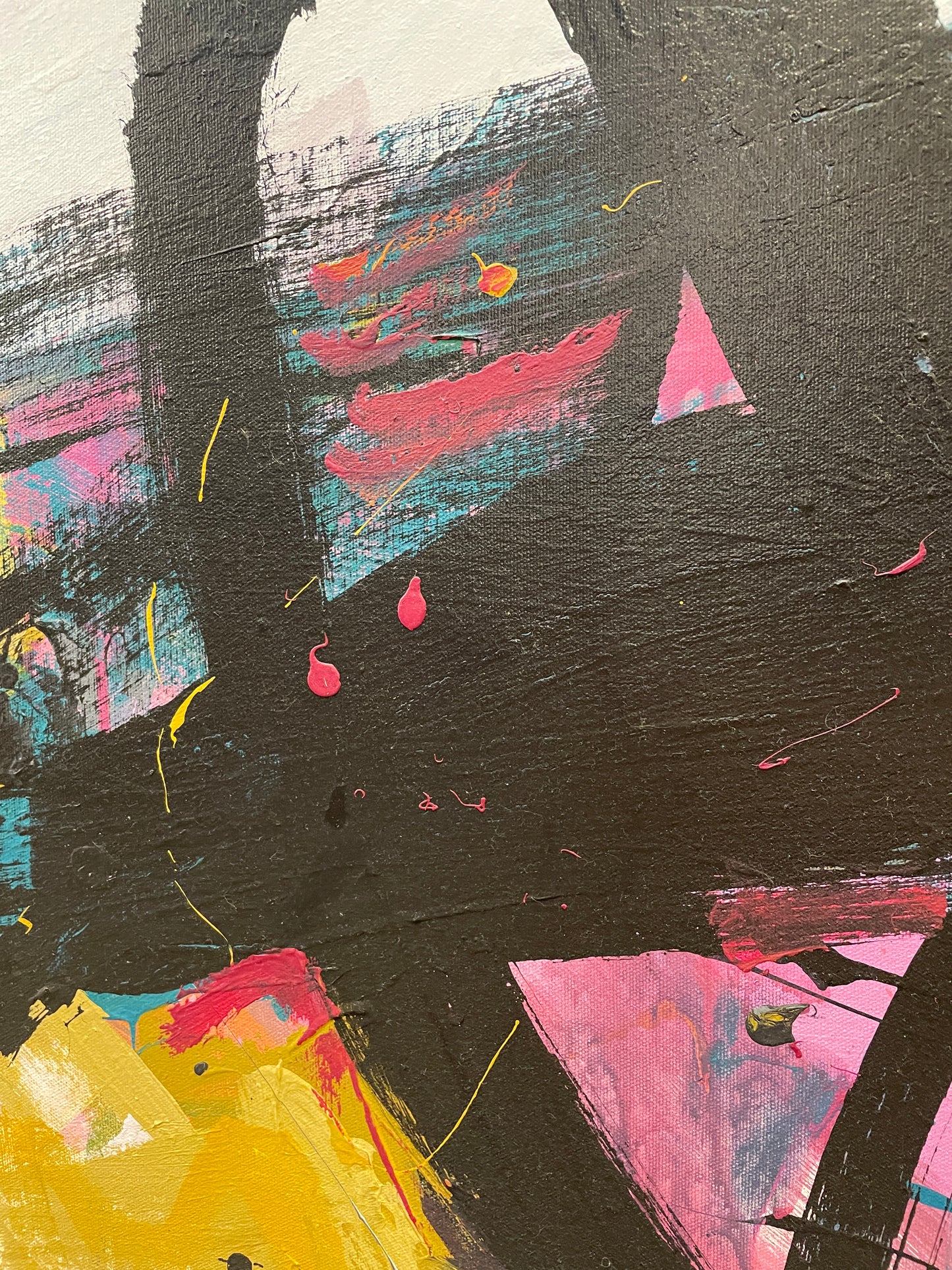 Robbie Kemper Abstract, Acrylic on Canvas (0GF00Z)