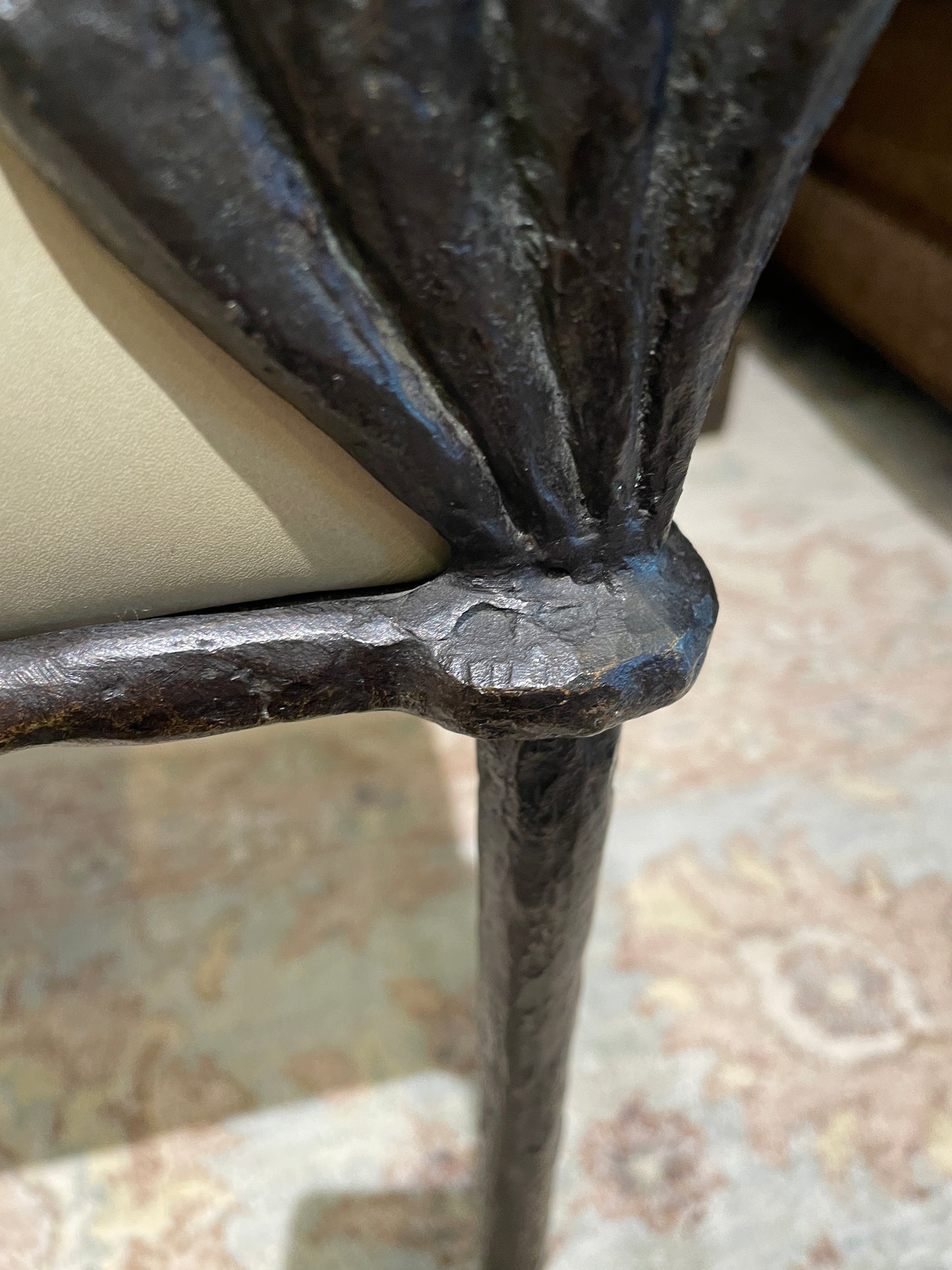 Philippe Anthonioz Bronze Ottoman, #91 Signed (0O4002)