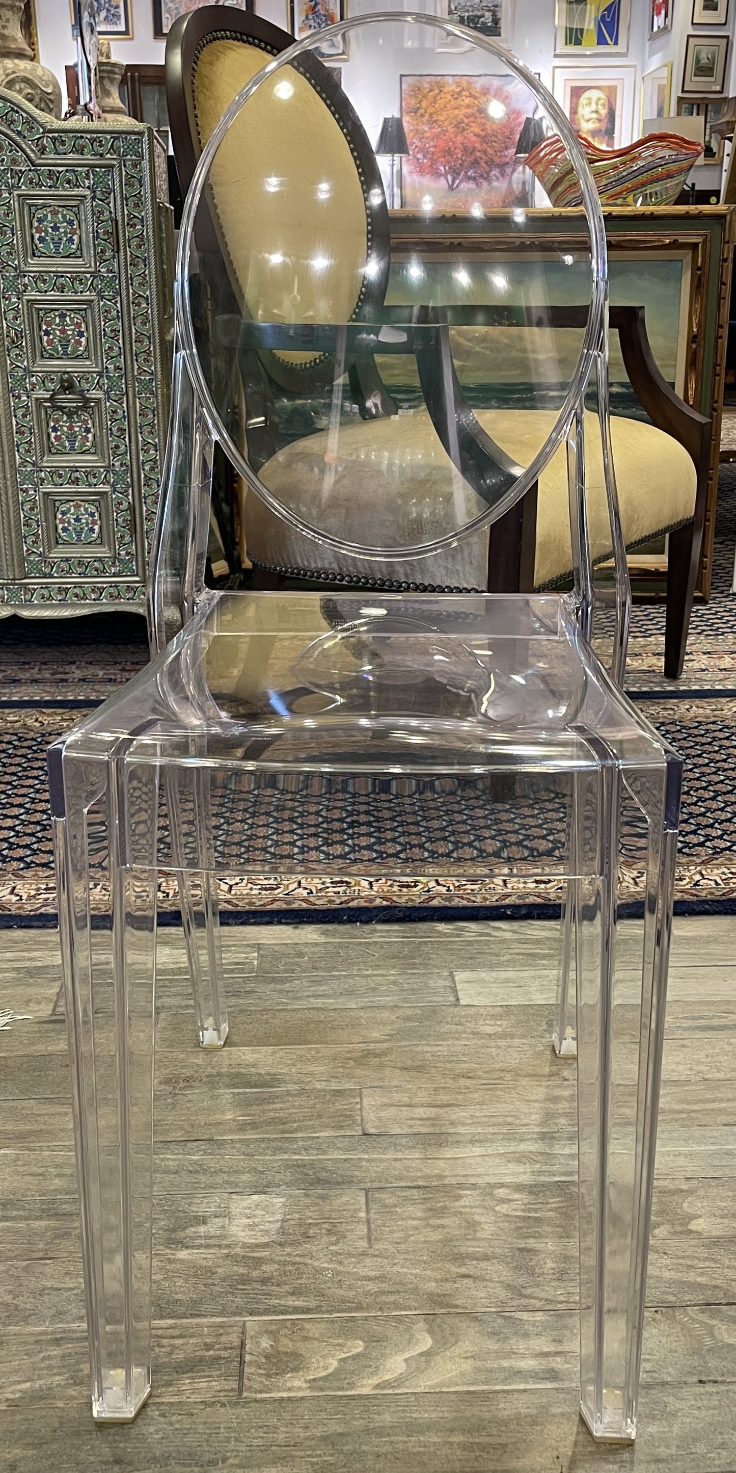 Kartell "Ghost" Side Chairs, set of 8