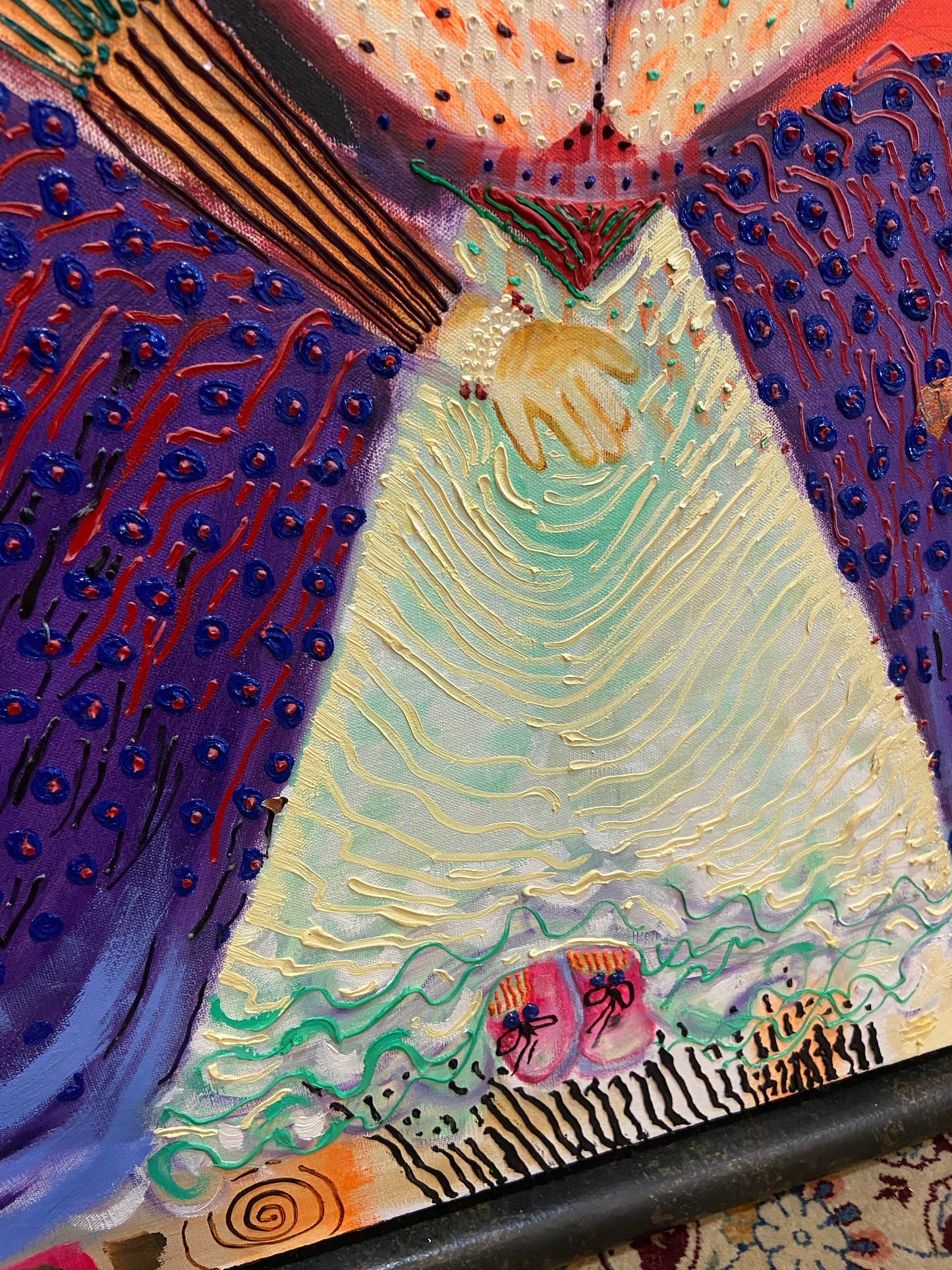 Sheri Lee Butler "The Strawberry Princess" Oil on Canvas Painting (14F2NJ)