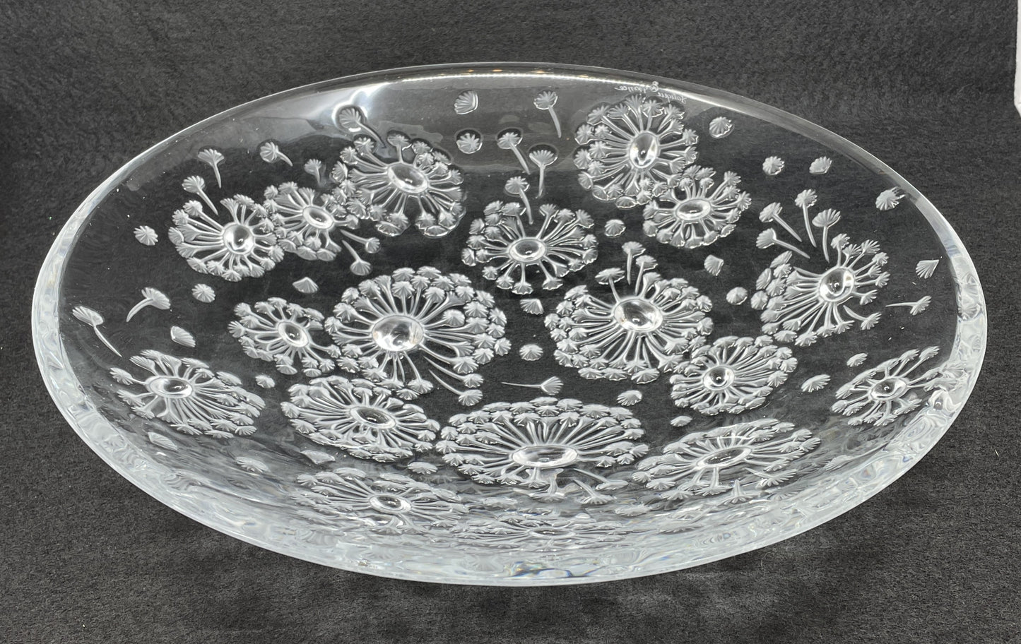 Lalique Bucolique Dandelion Bowl, 13.5", with box (03300A)