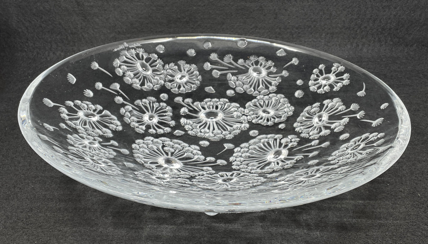 Lalique Bucolique Dandelion Bowl, 13.5", with box (03300A)