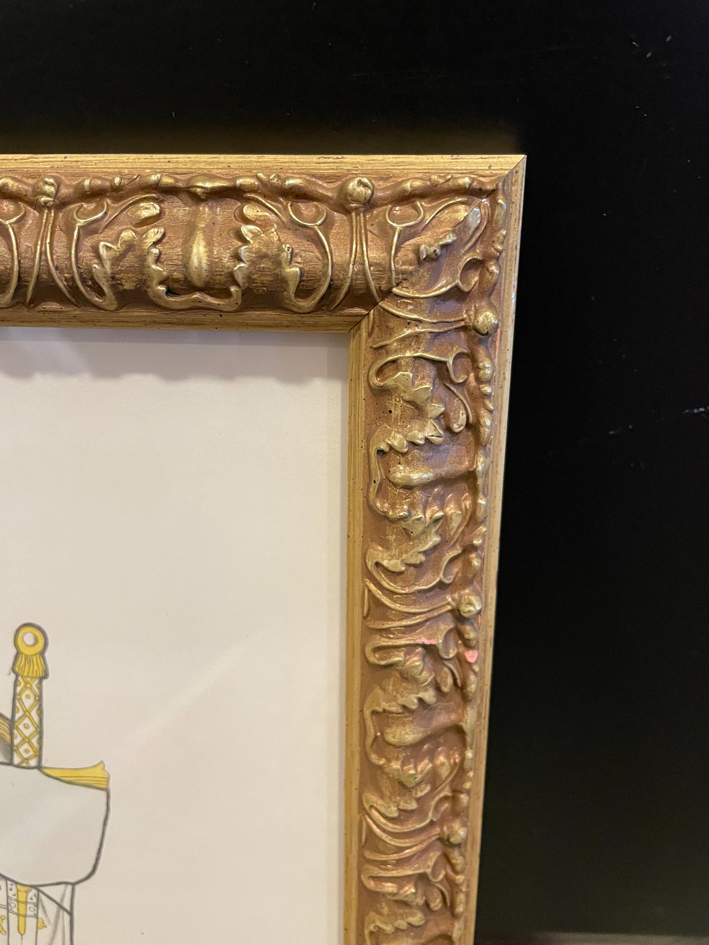 IG Waller "West Wickham Church" Stained Glass Engraving St Catherine (0G000J)