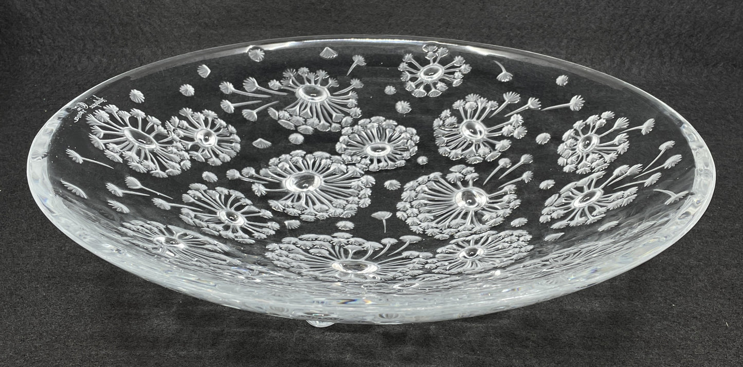 Lalique Bucolique Dandelion Bowl, 13.5", with box (03300A)