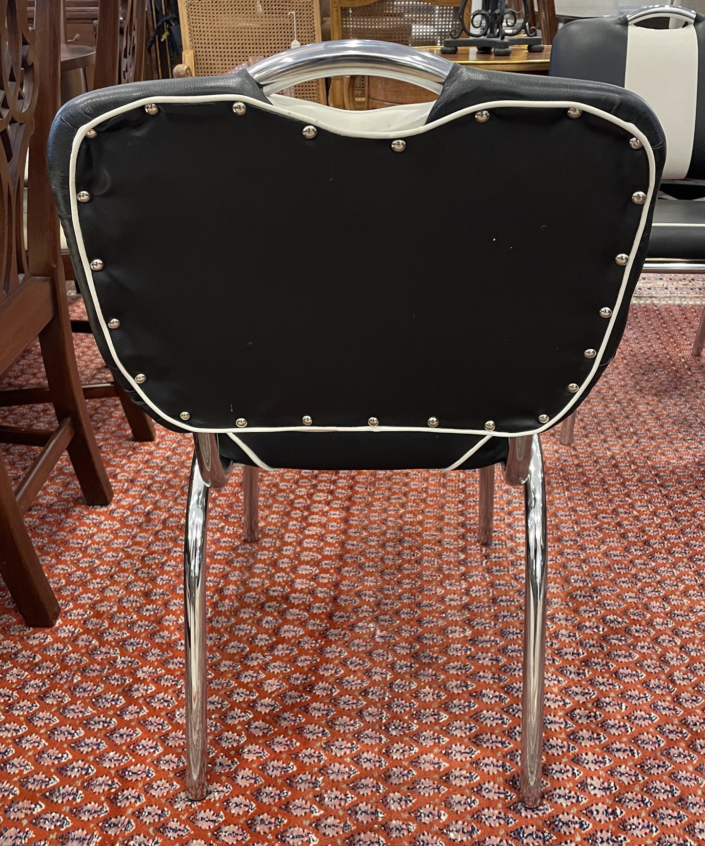 Retro Style Dining Suite with 4 chairs, AS IS (0O6001)