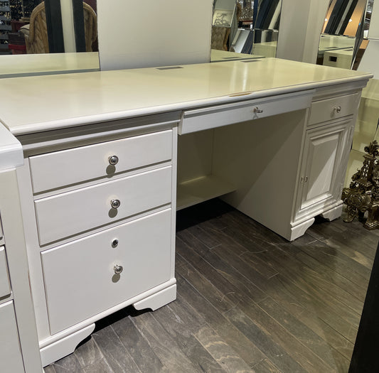 Stanley Console Desk with File Drawers (0CF00C)