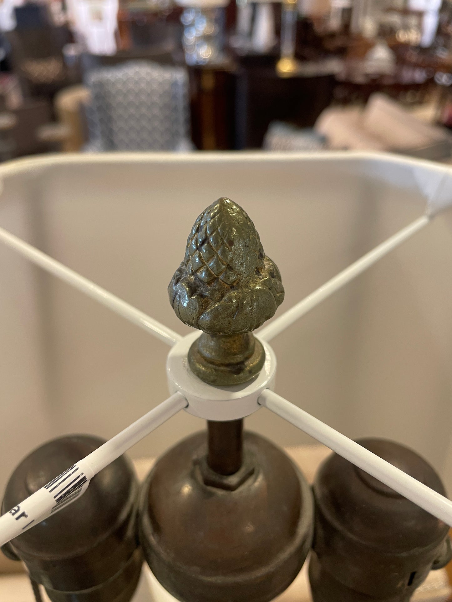 Chinese Cinnabar Lamp (0O7001)