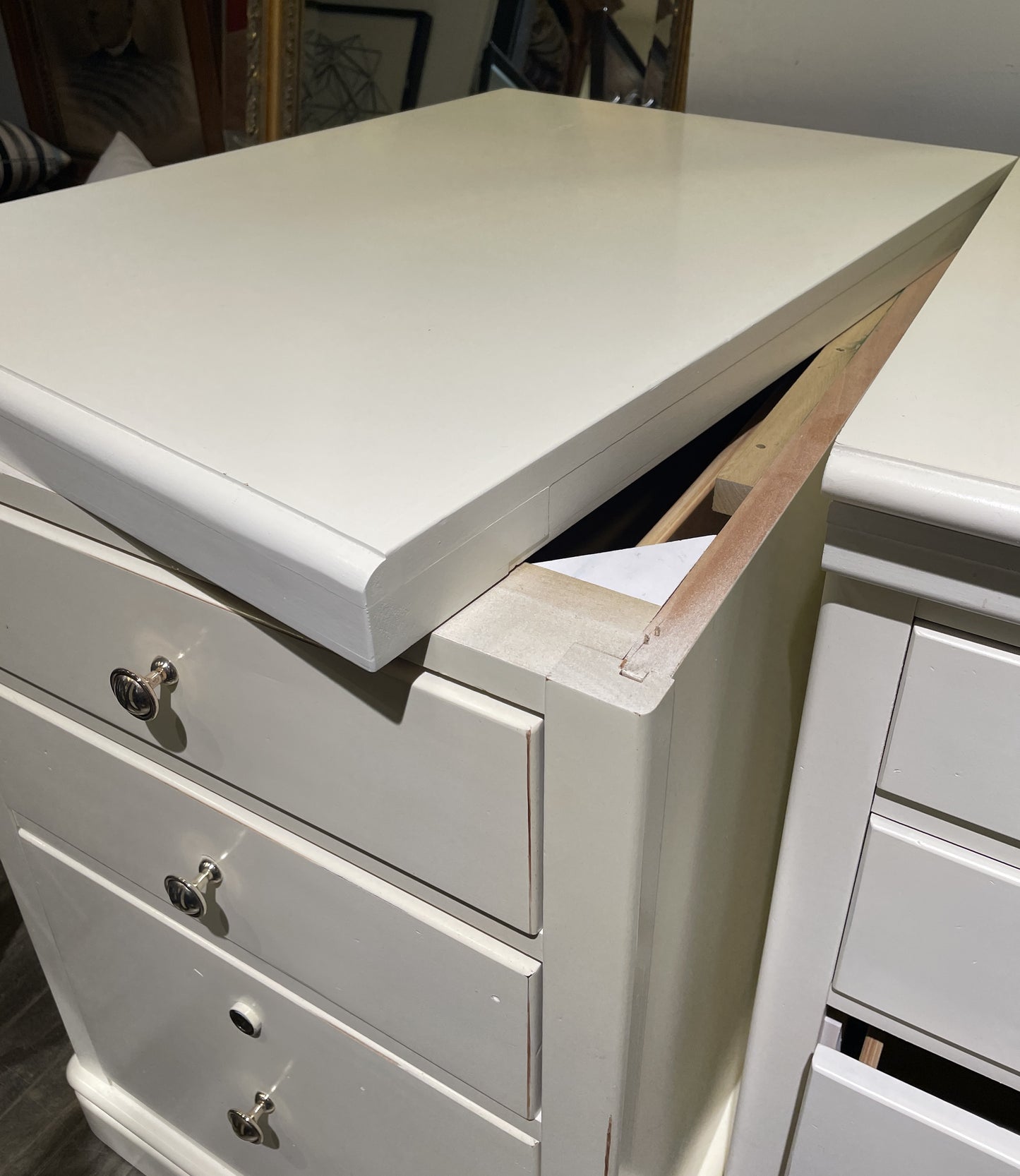 Stanley Console Desk with File Drawers (0CF00C)