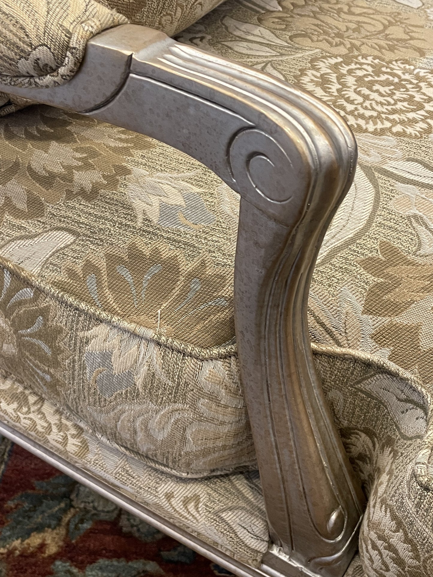 Marge Carson Chair and Ottoman (0GR001)