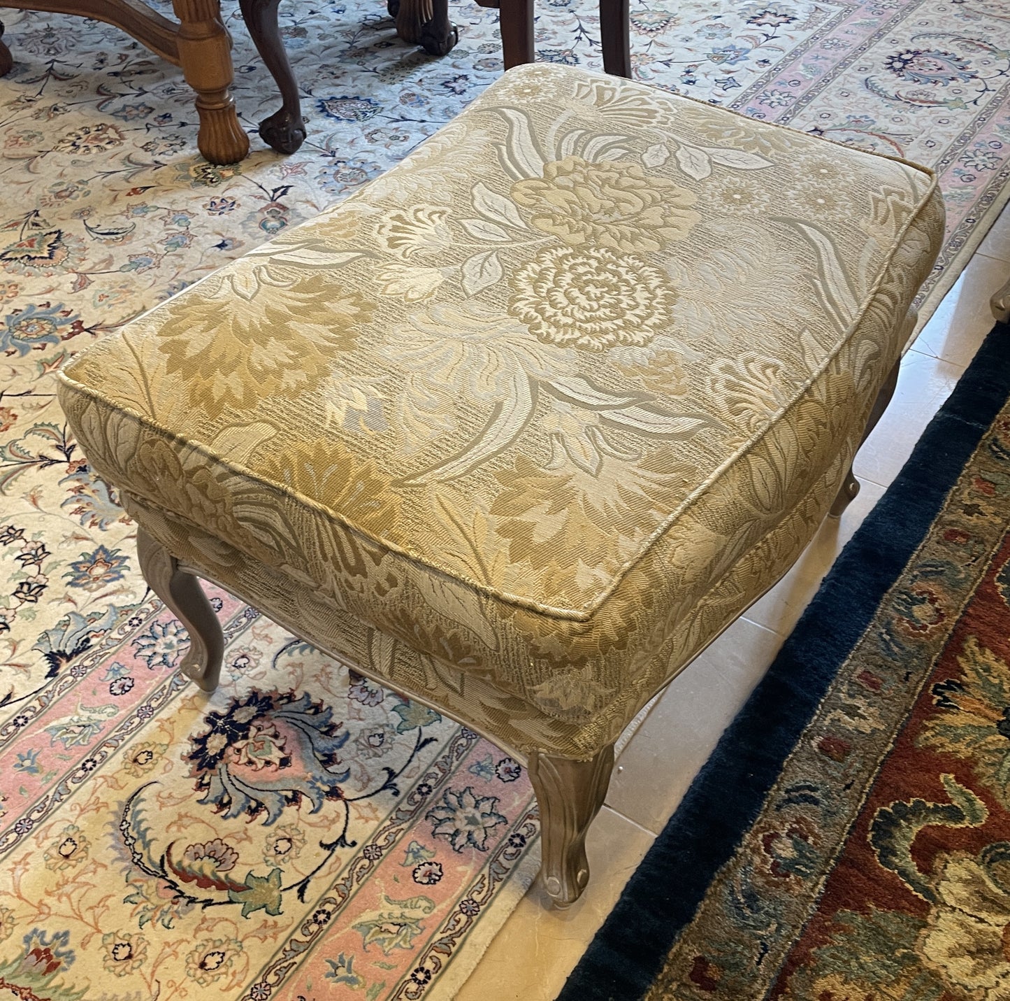 Marge Carson Chair and Ottoman (0GR001)