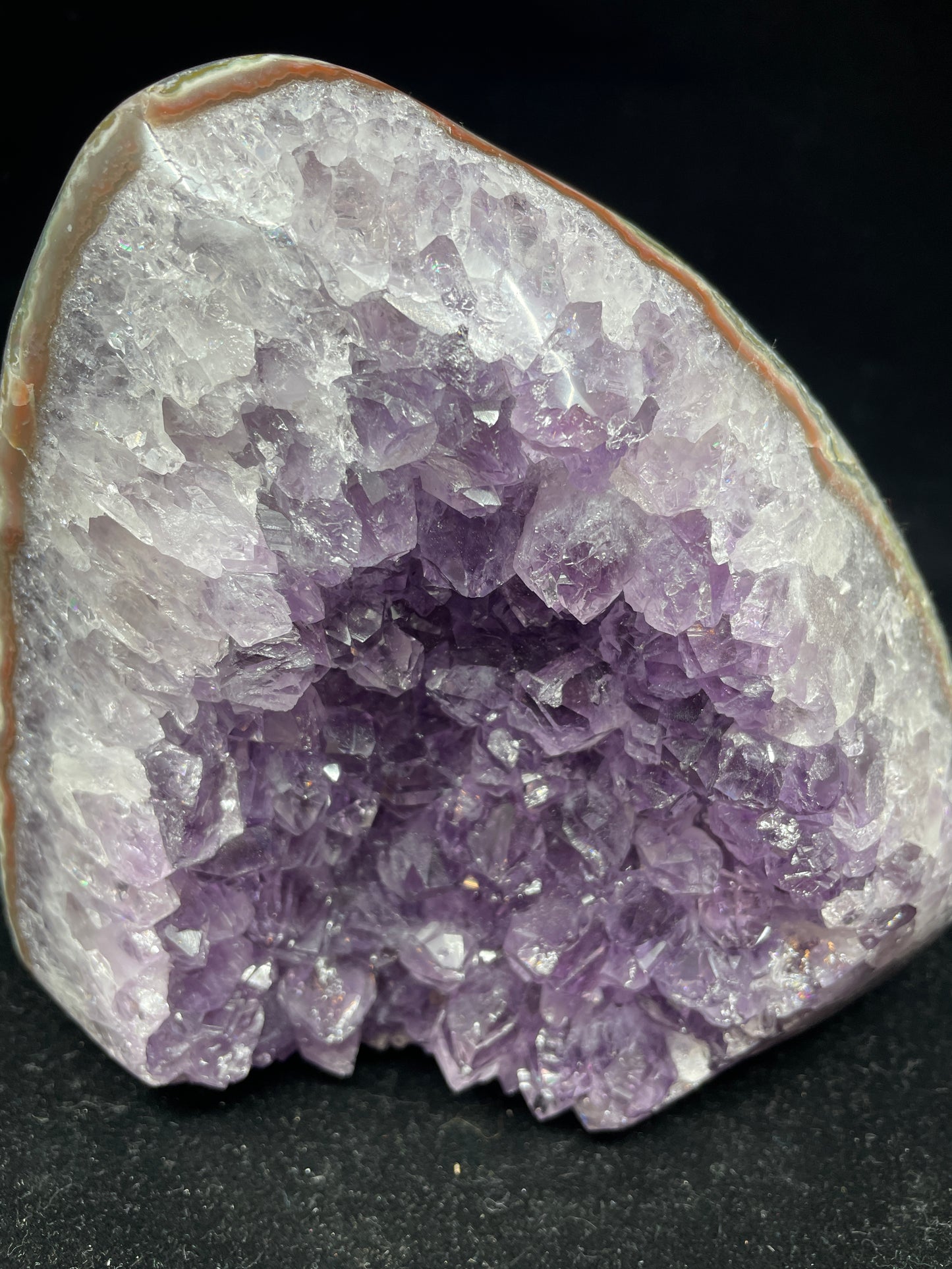 Cut Amethyst Cathedral Geode (01B01F)