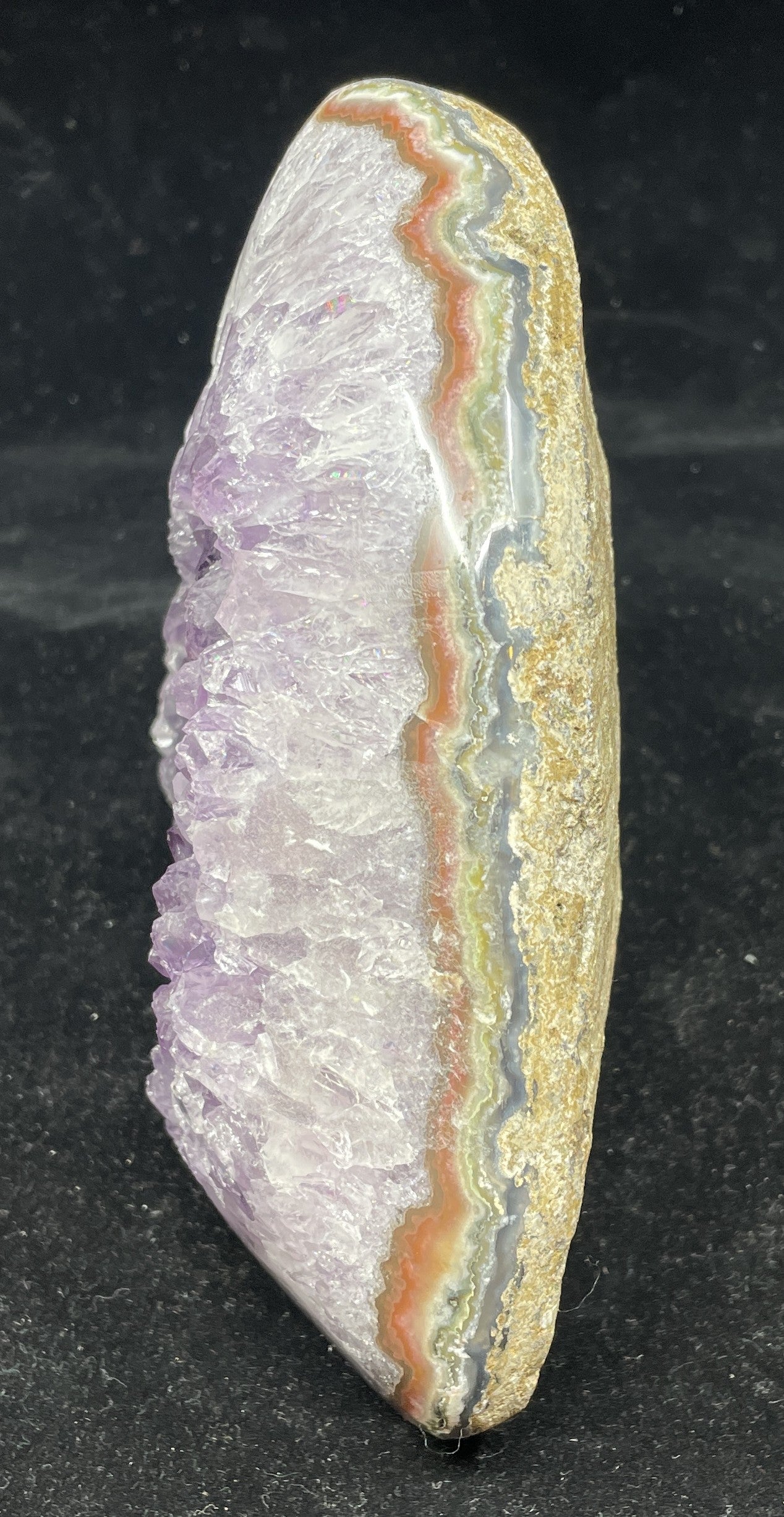 Cut Amethyst Cathedral Geode (01B01F)