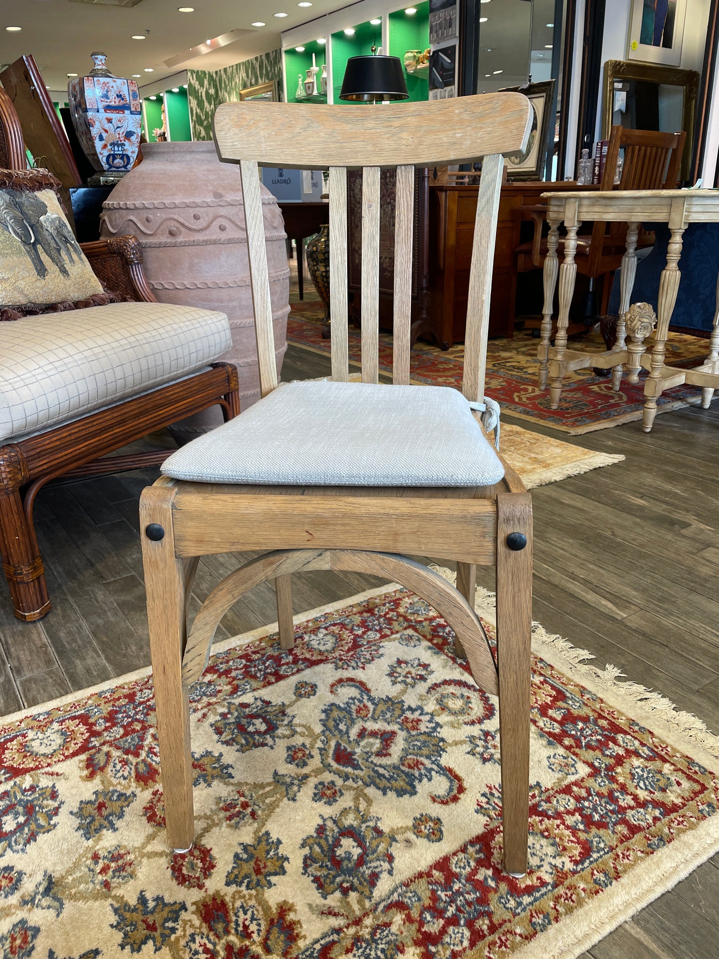 Restoration Hardware Pine Slatback chairs, Set of 6 (0GS001)