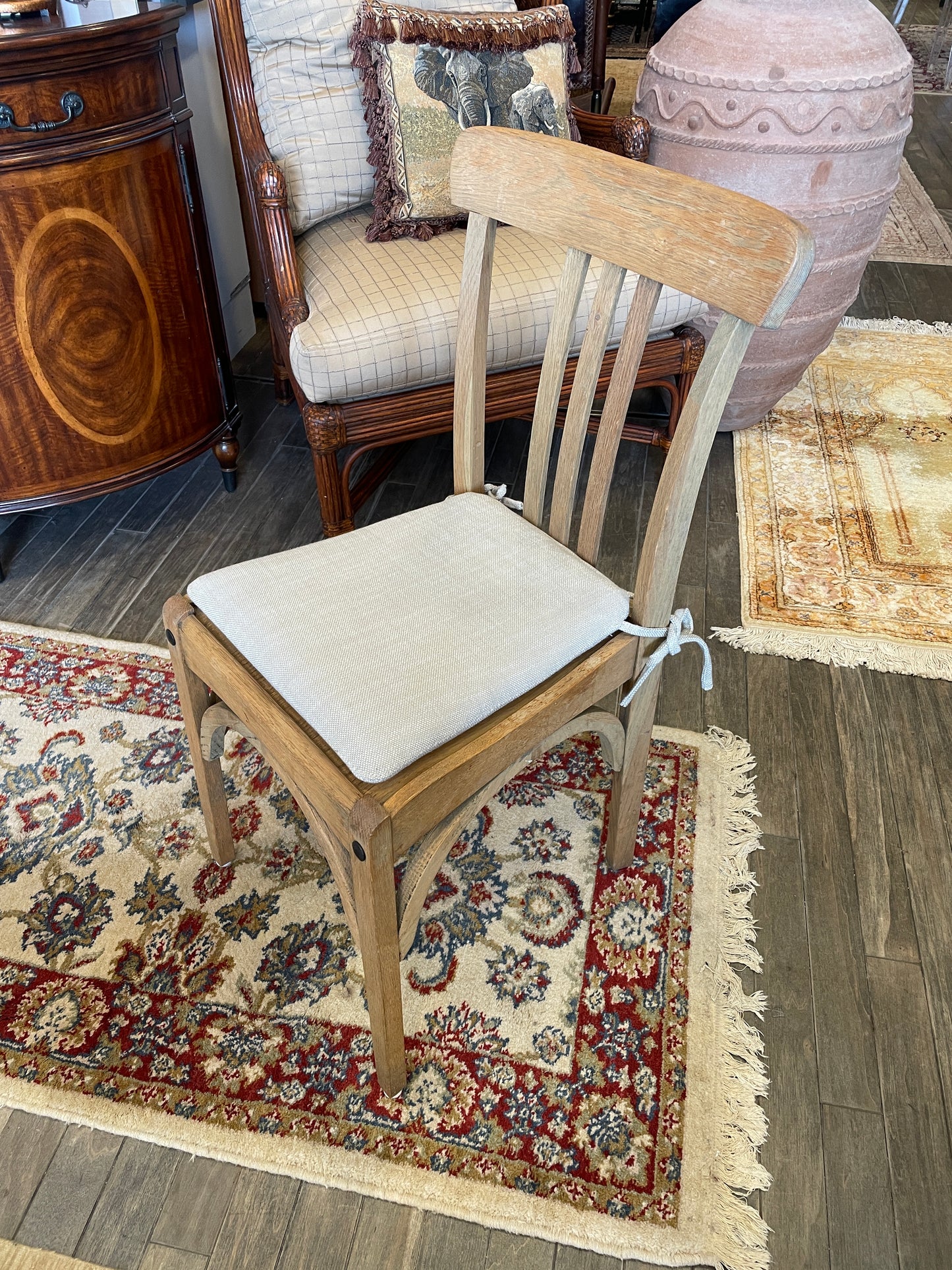 Restoration Hardware Pine Slatback chairs, Set of 6 (0GS001)