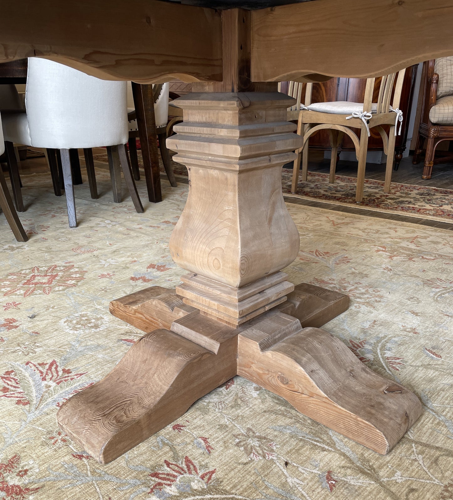 Salvaged Trestle with Custom Cement Veneer Top, attr. Restoration Hardware (0GS006)