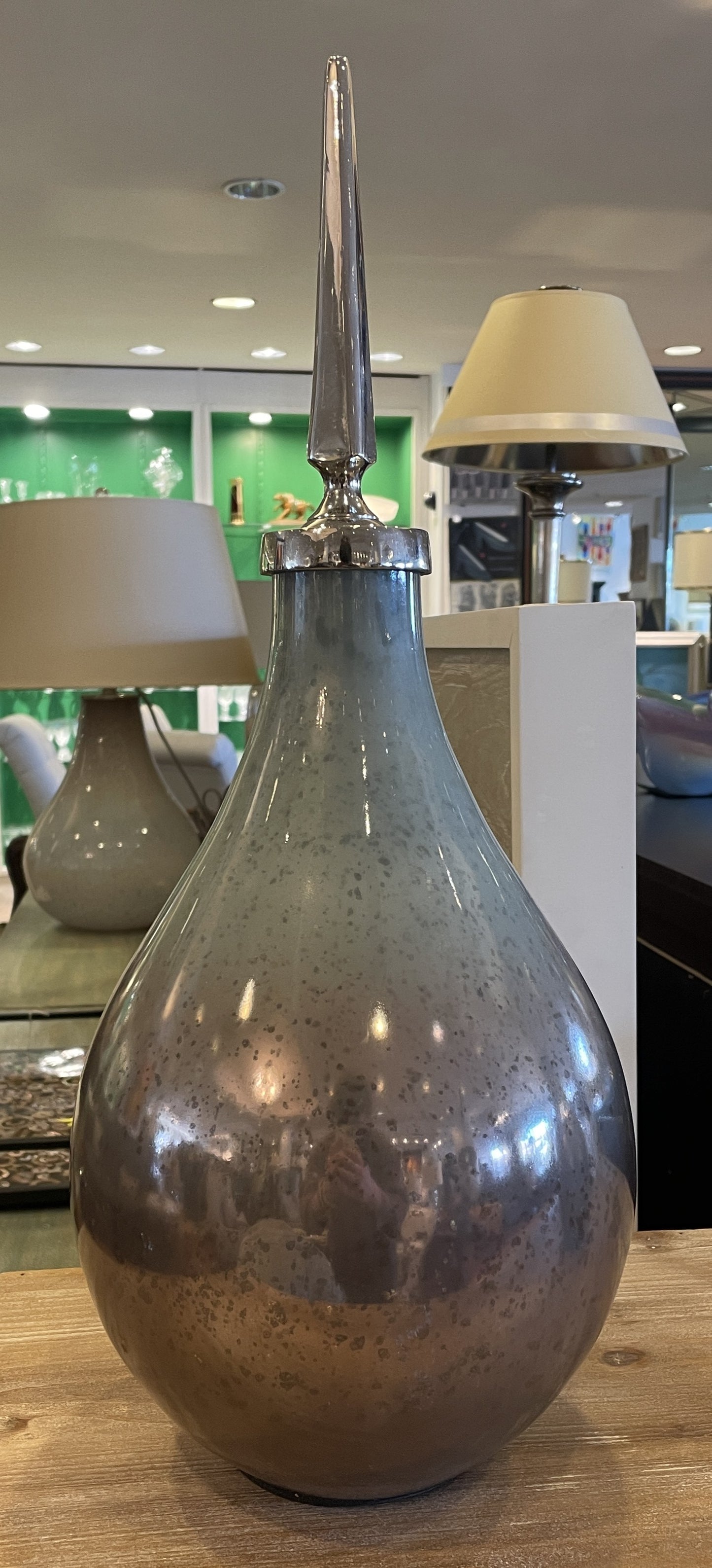 John Richard Bottle Stopper Vases, a pair (0FK00W)