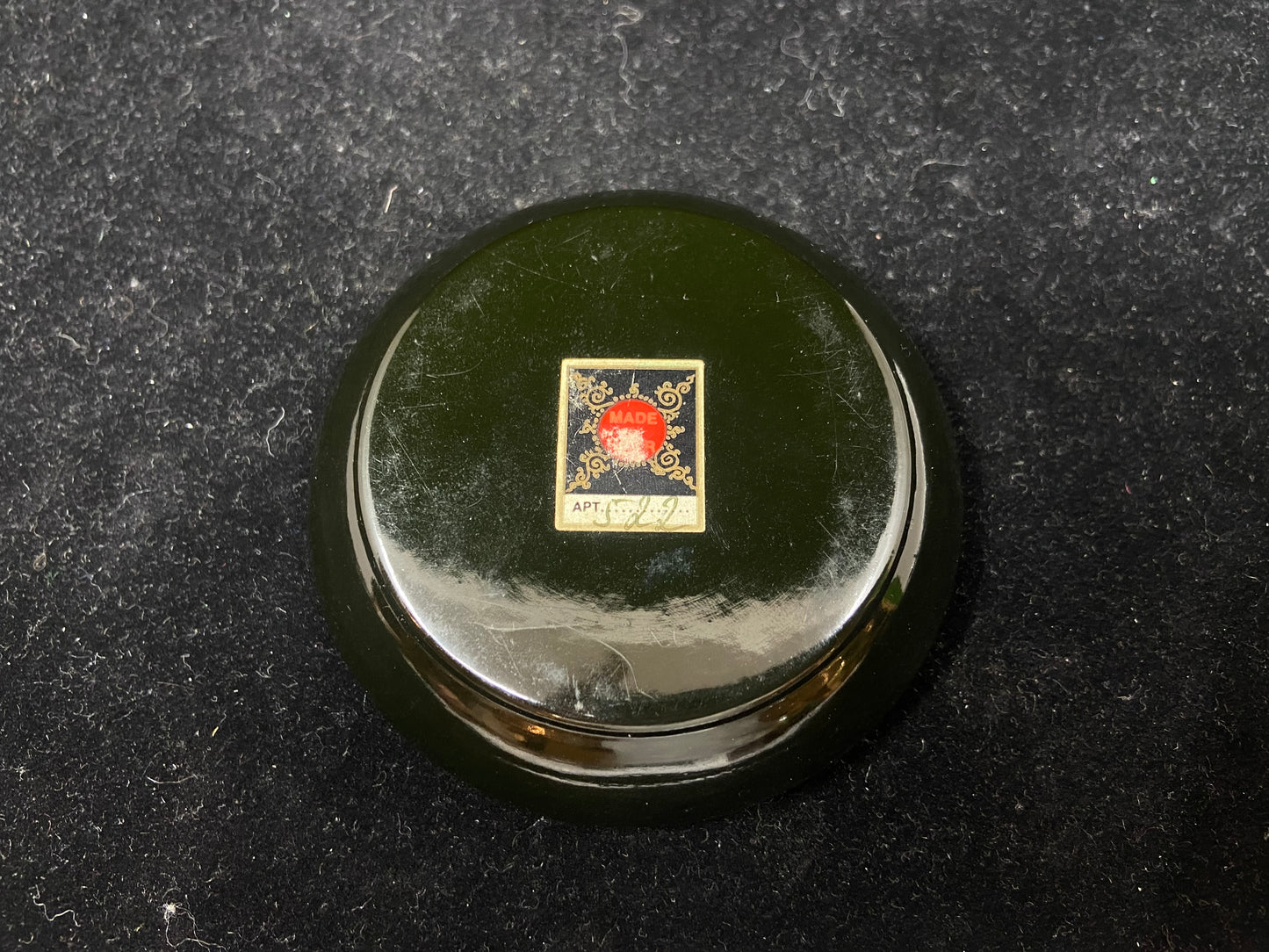 Russian Circular Lacquered Box
