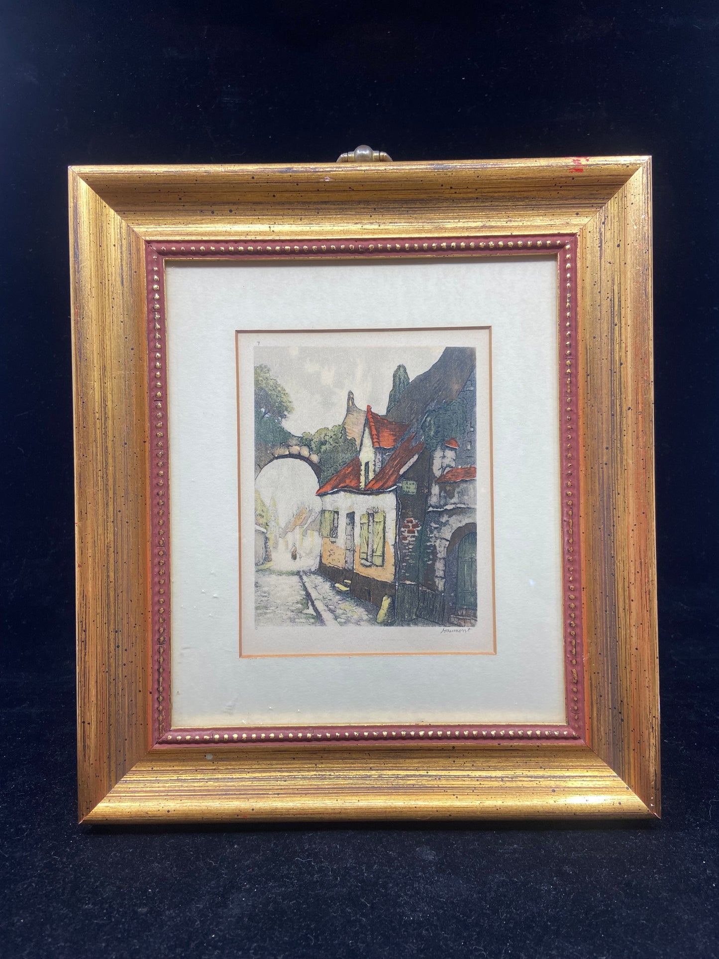 Haumont Framed House Engraving