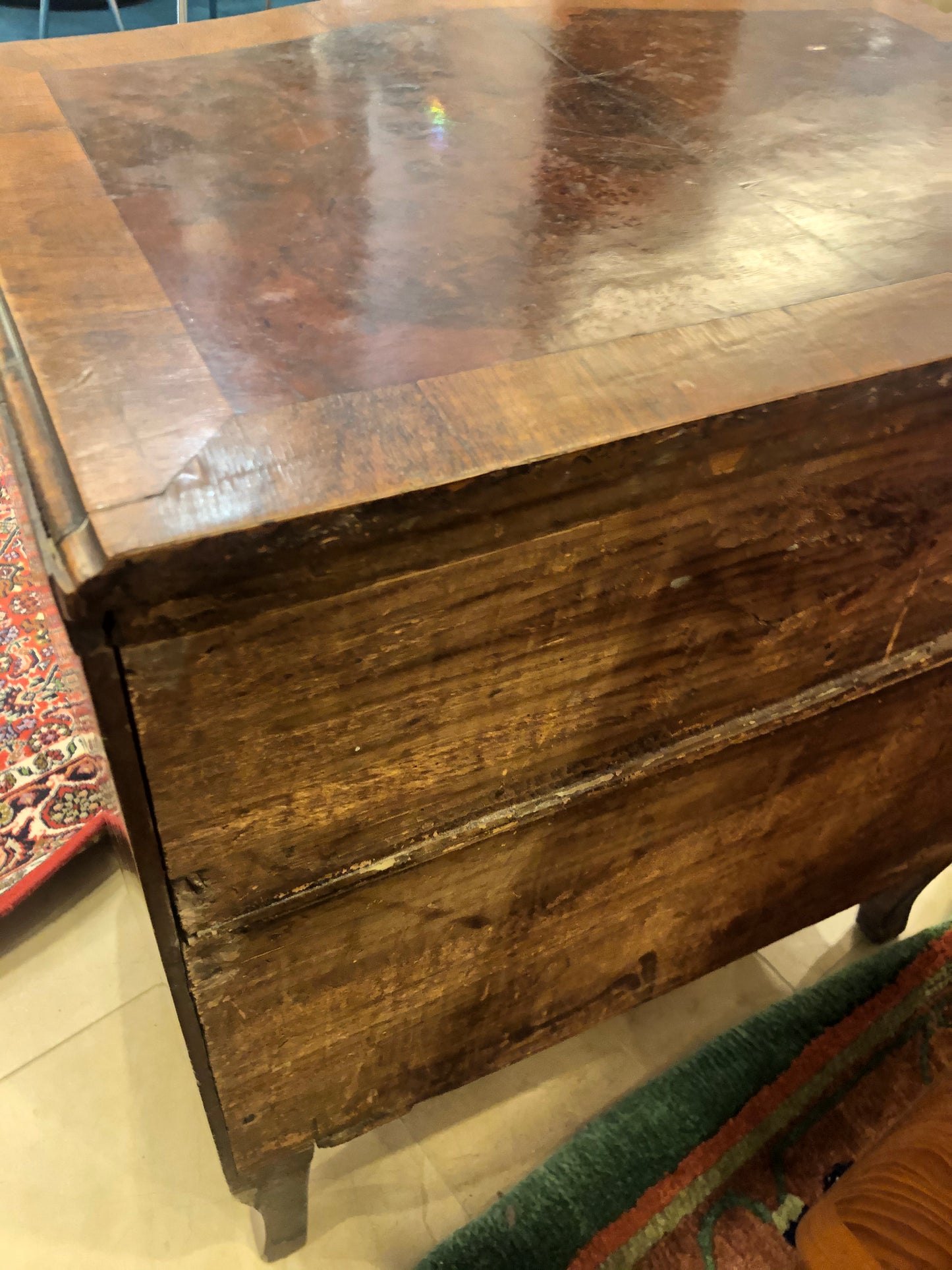 French Bombe End Table