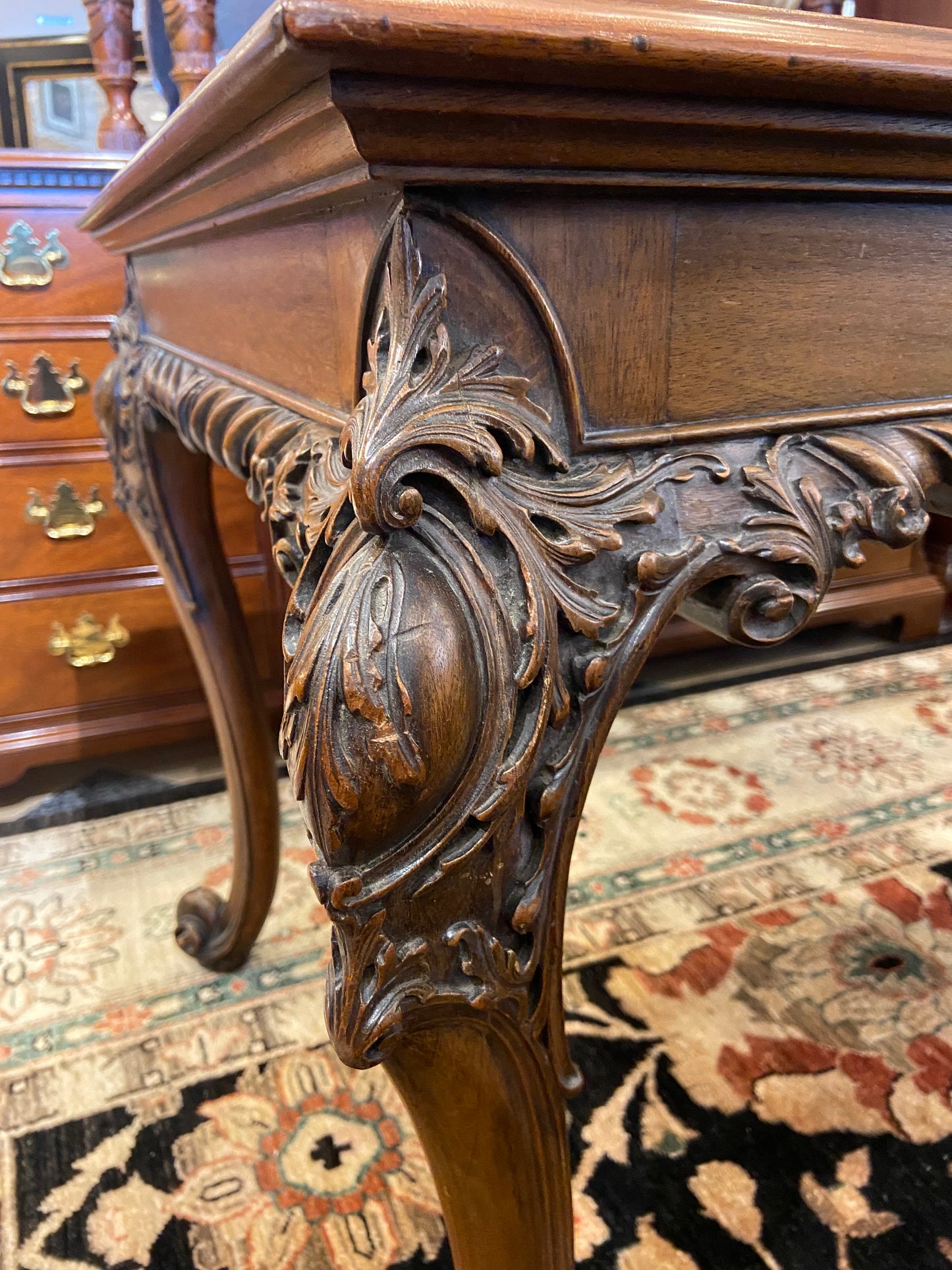 Antique Library Table (27382)