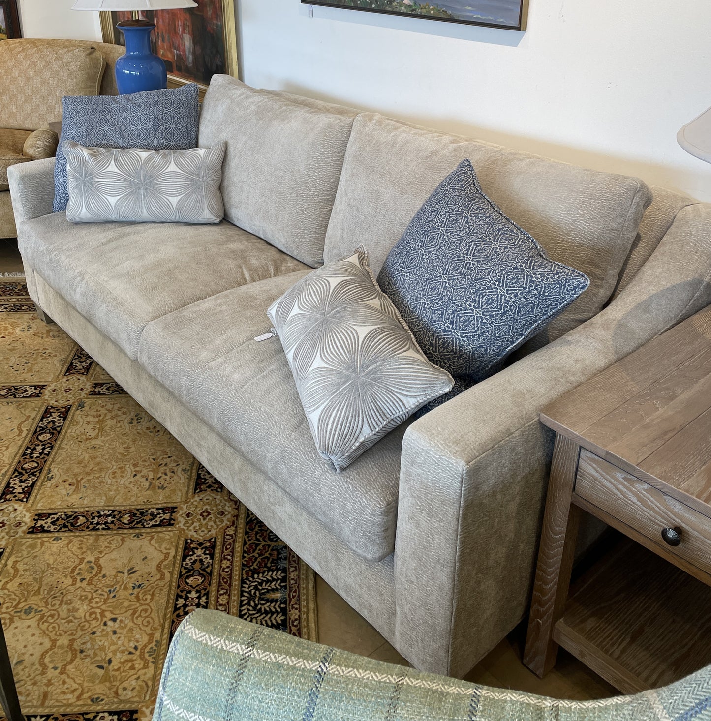 Century Tiger Print Chenille Sofa (0CF00S)