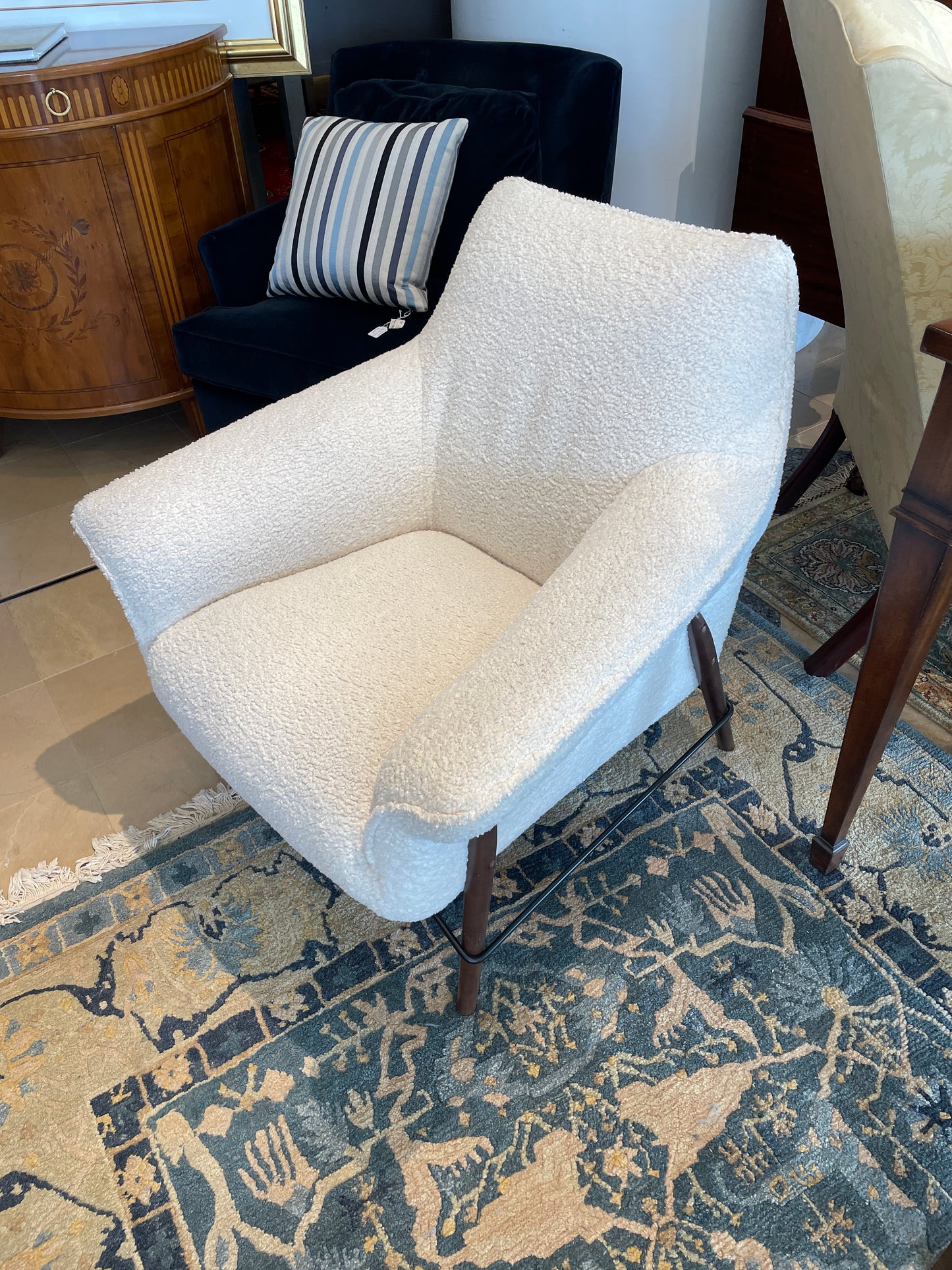 American Signature Boucle Chair (0GS00H)