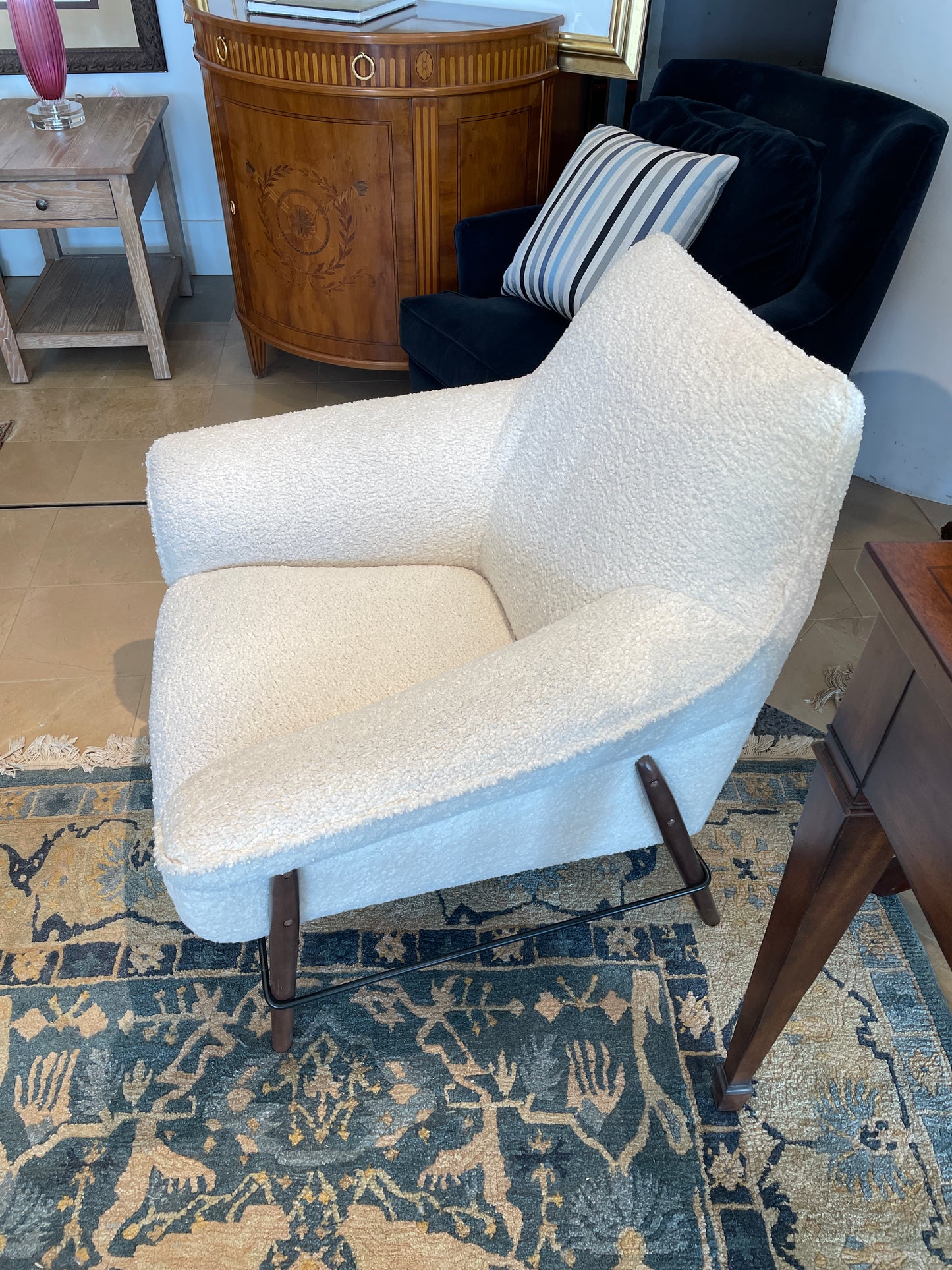American Signature Boucle Chair (0GS00H)