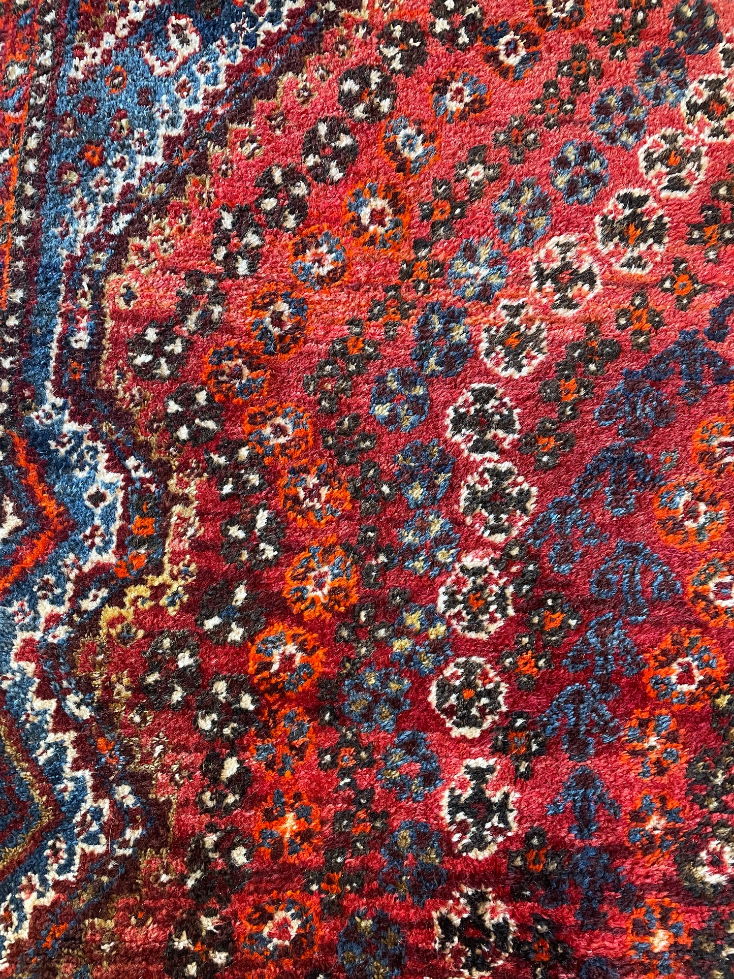 Vintage Tribal Afghan Rug, AS IS (Approx. 7x10.5) (0KL002)