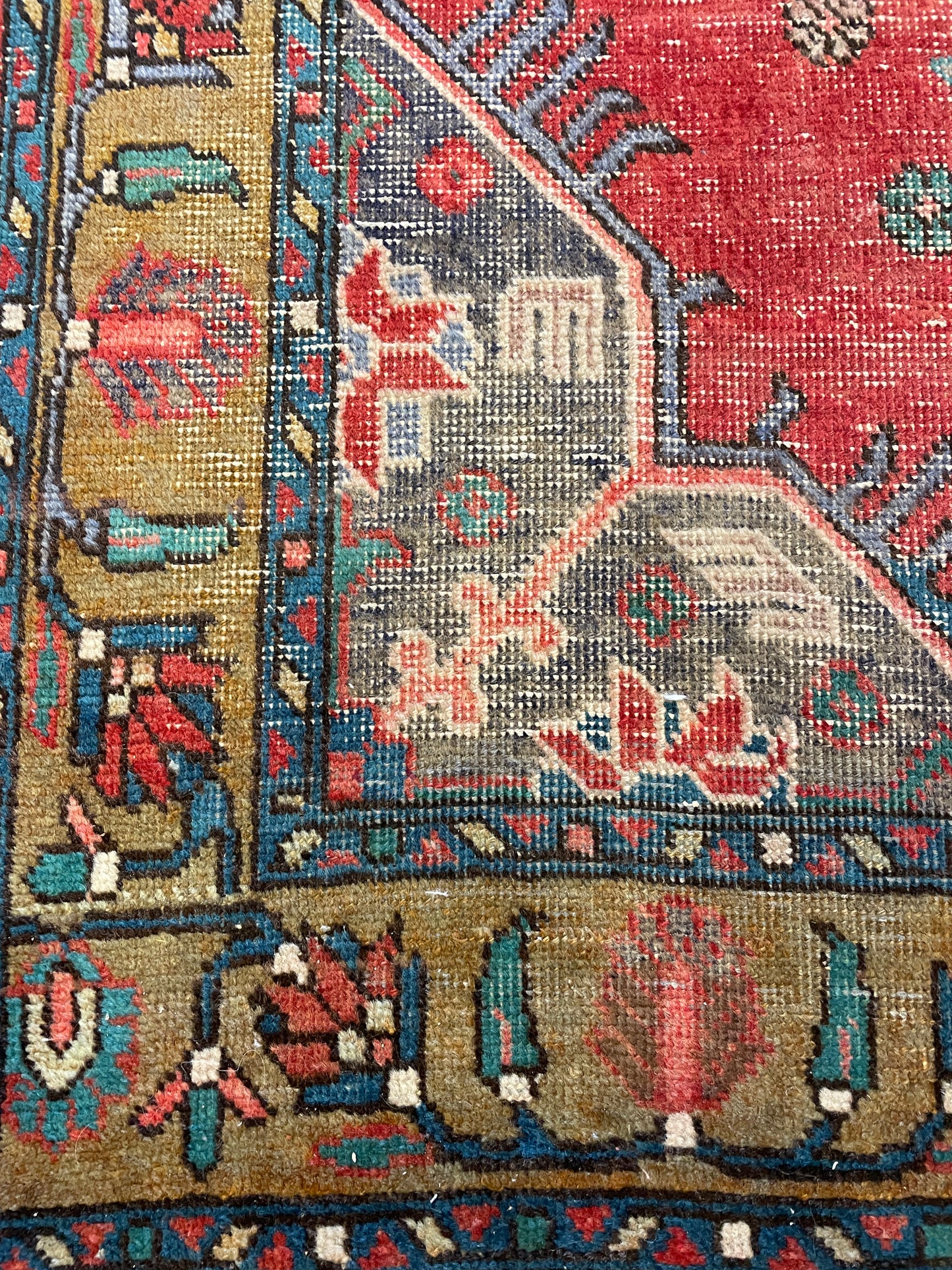 Antique Turkish Runner 13' (0G000V)