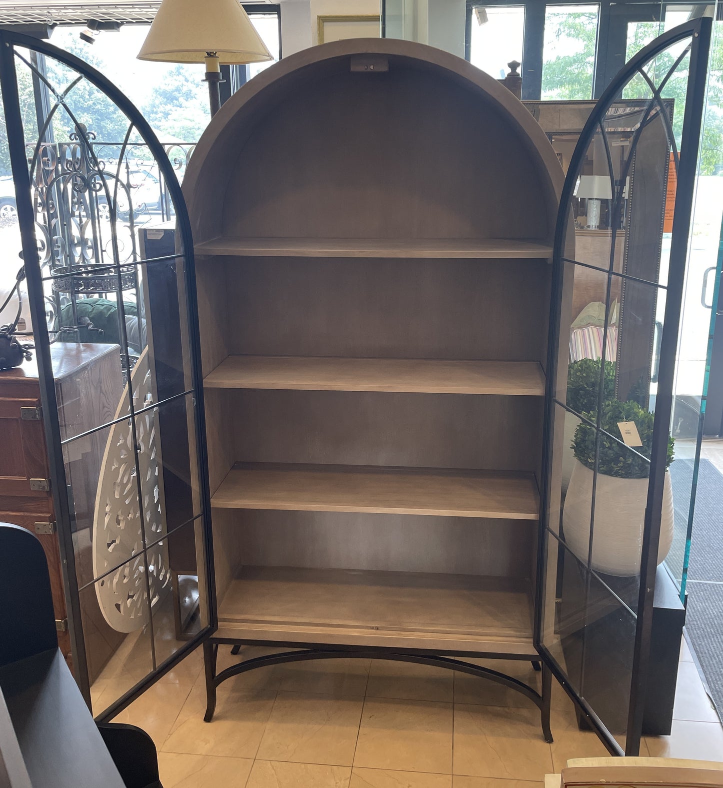 Ballard Designs Aris Arched Display Cabinet (01D02C)