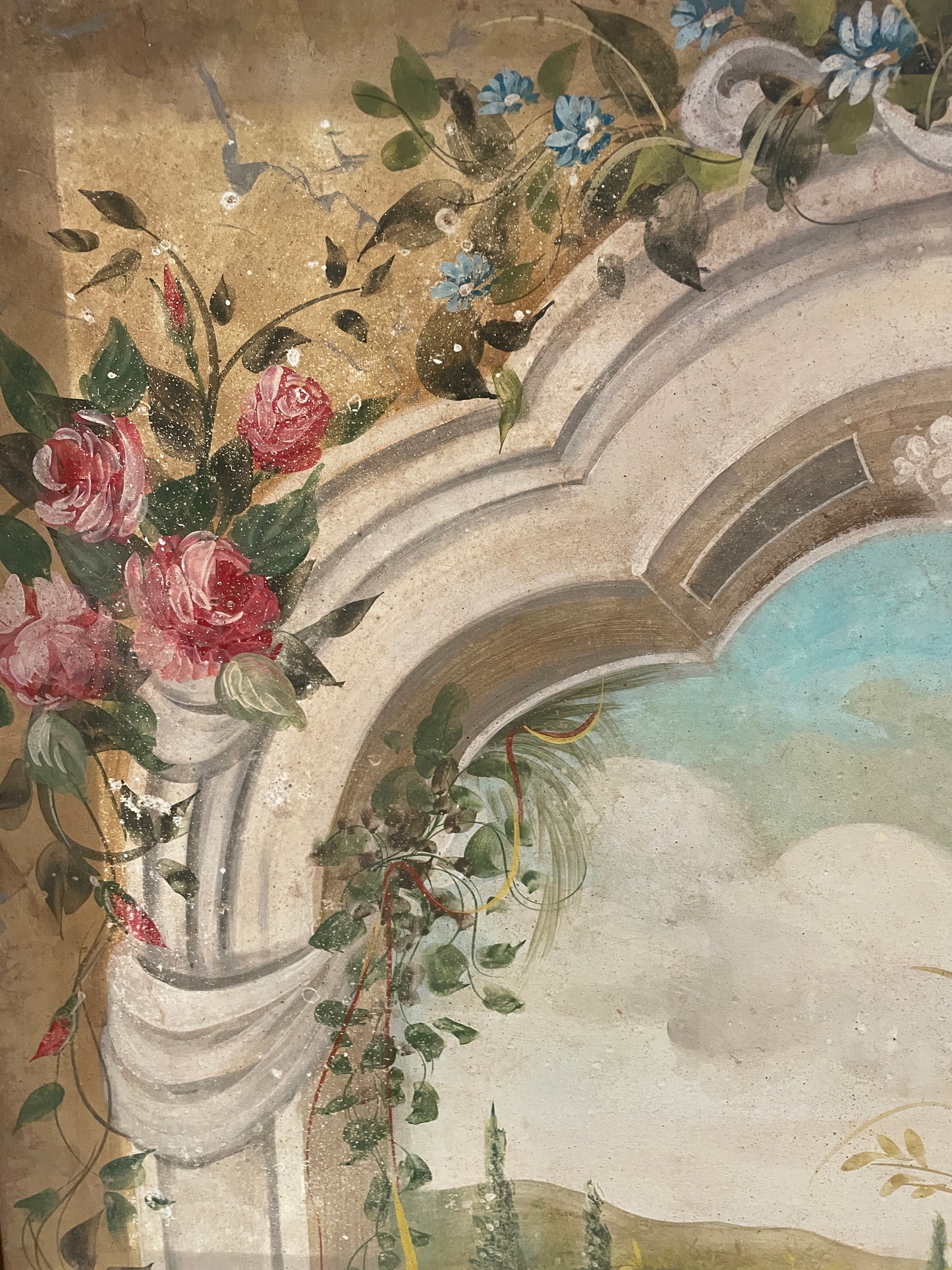 French Window Scene Trompe-L'oeil (0NH002)