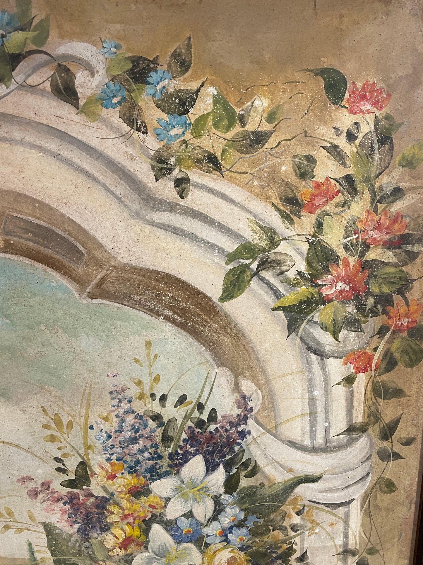 French Window Scene Trompe-L'oeil (0NH002)