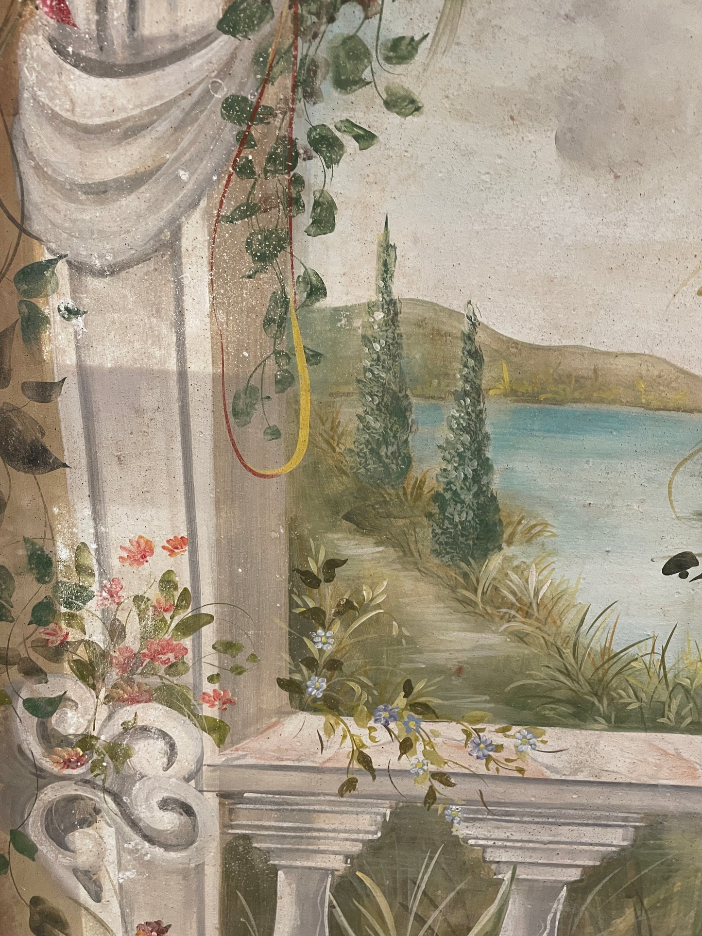 French Window Scene Trompe-L'oeil (0NH002)