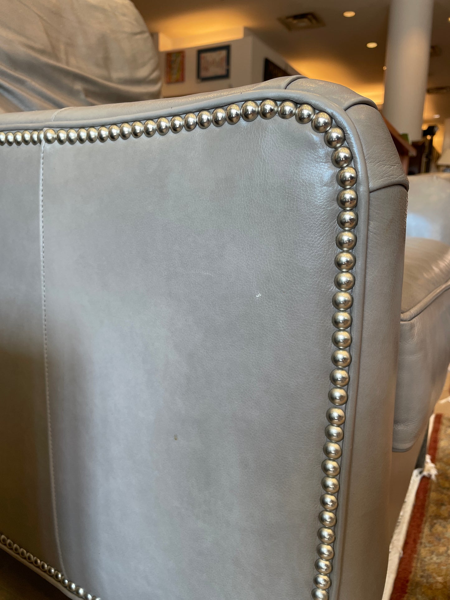 Stanford Leather Chair with Ottoman (0G0013)