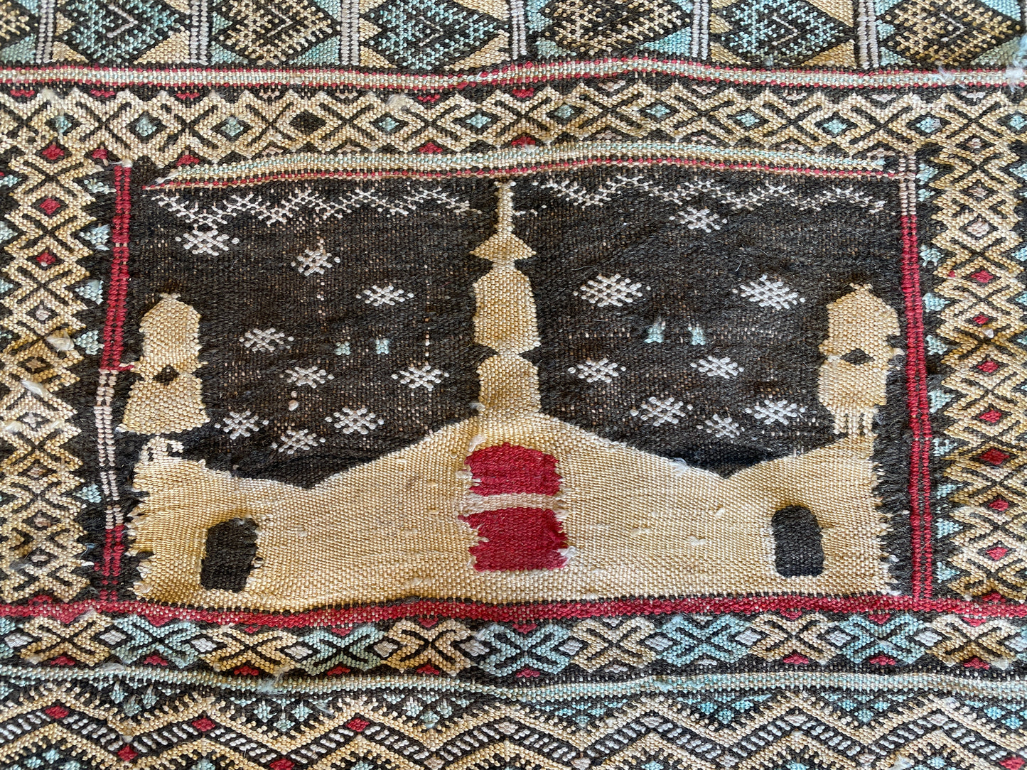 Hand Knotted Antique Baluch Rug (Approx. 3'5x4'8) (0JL00A)