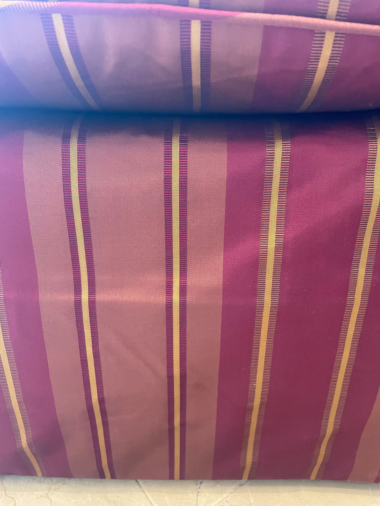 Baker Arm Chair, striped (Two available 0OF002, 0OF003)