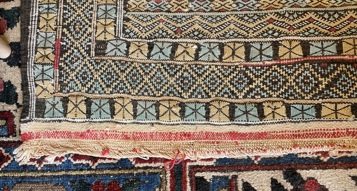 Hand Knotted Antique Baluch Rug (Approx. 3'5x4'8) (0JL00A)