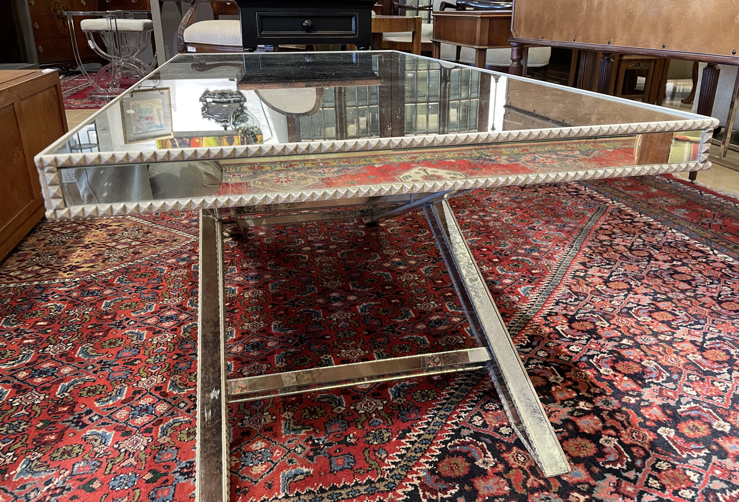 Mirrored Coffee Table, as is (0G0018)