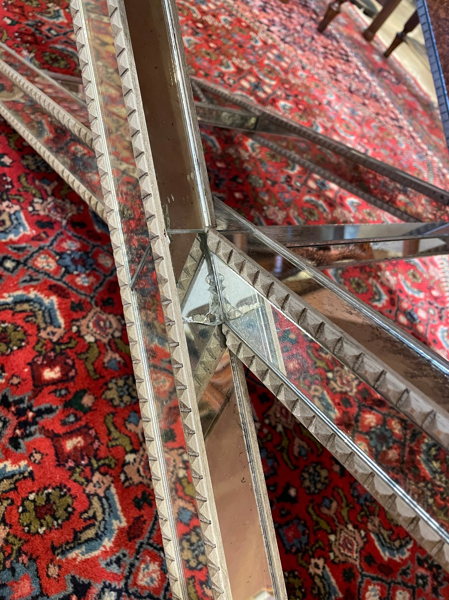 Mirrored Coffee Table, as is (0G0018)