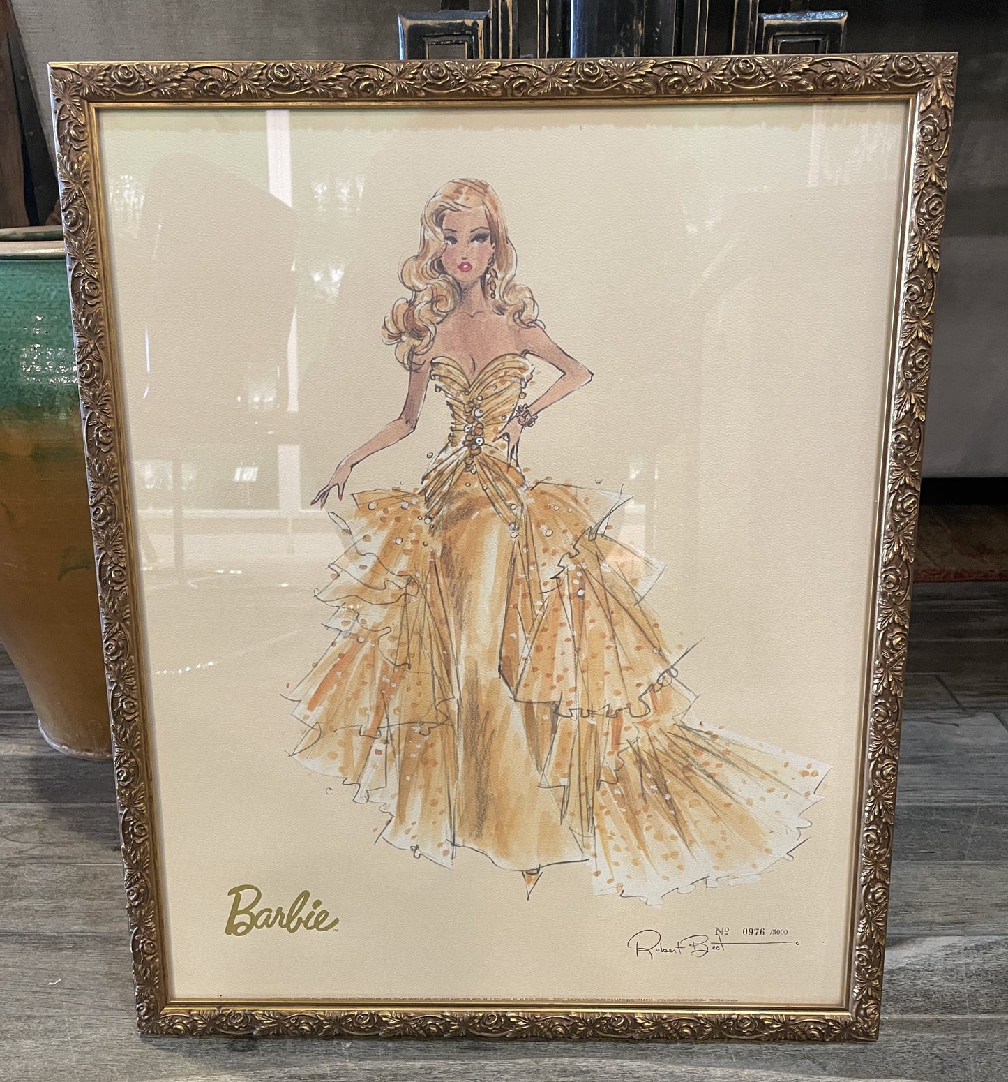 Robert Best "Barbie" Lithograph (01D029)